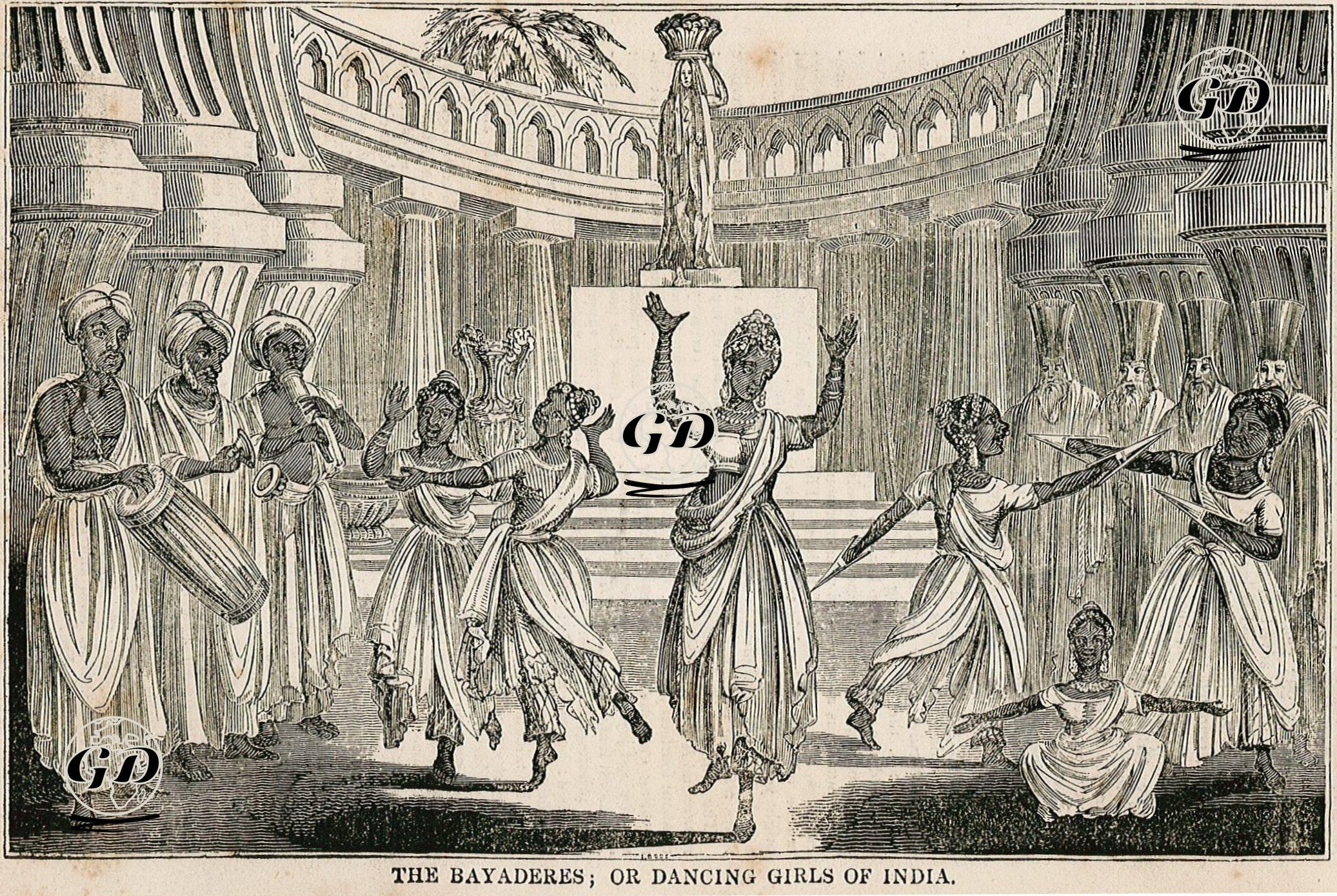 The Bayaders, Or Dancing Girls Of India -  - 1838