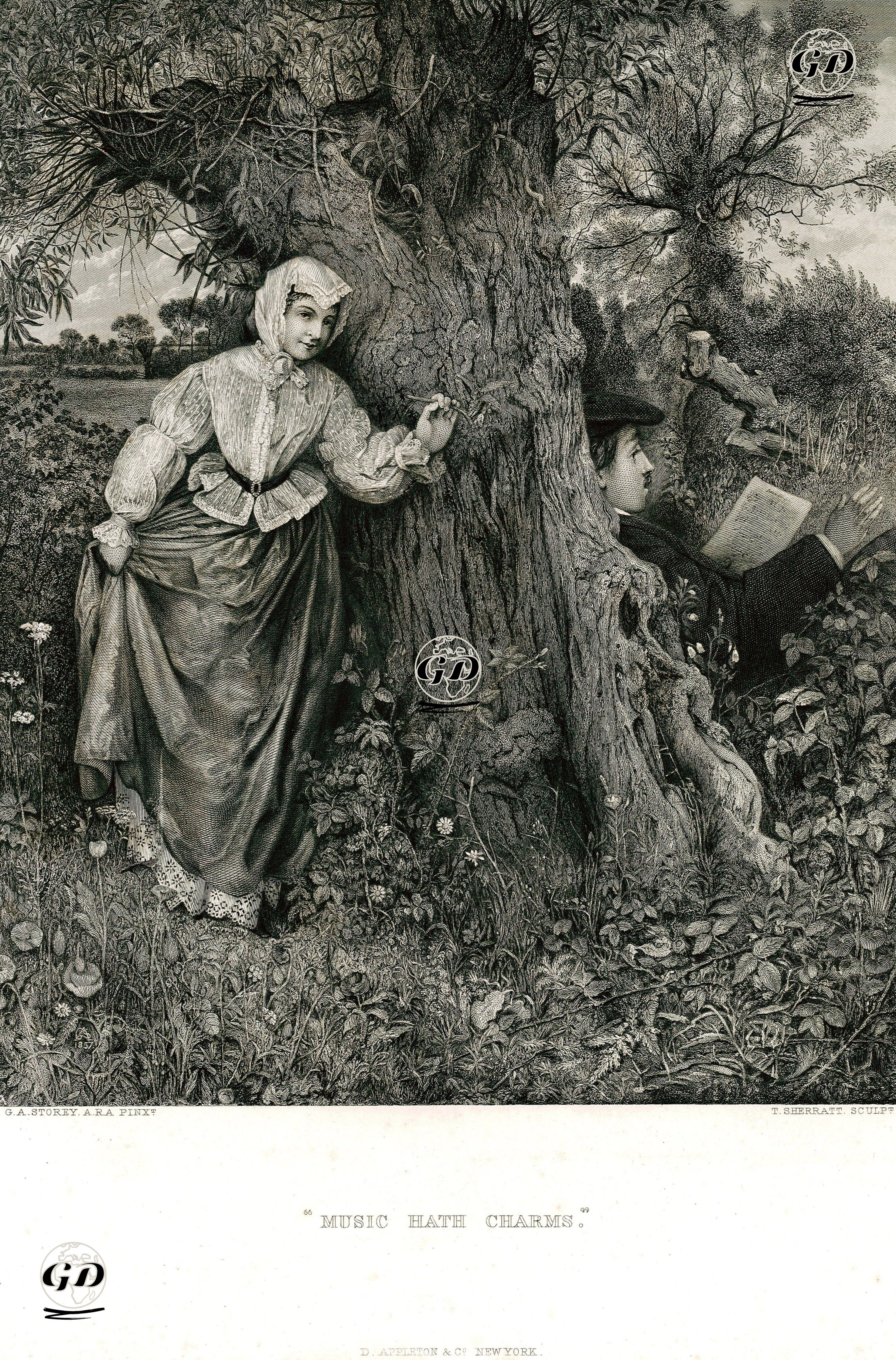 Müziğin Cazibesi - George Adolphus Storey (1834-1919) - 1878