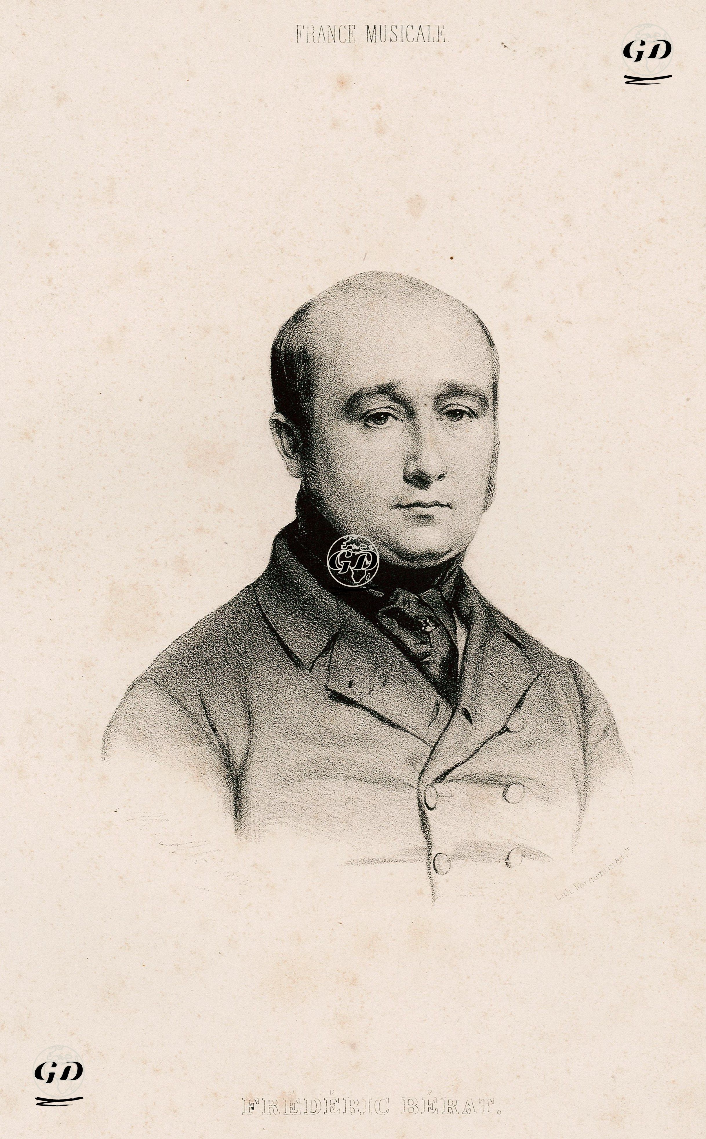 Frederic Berat, France Musicale -  - 1850