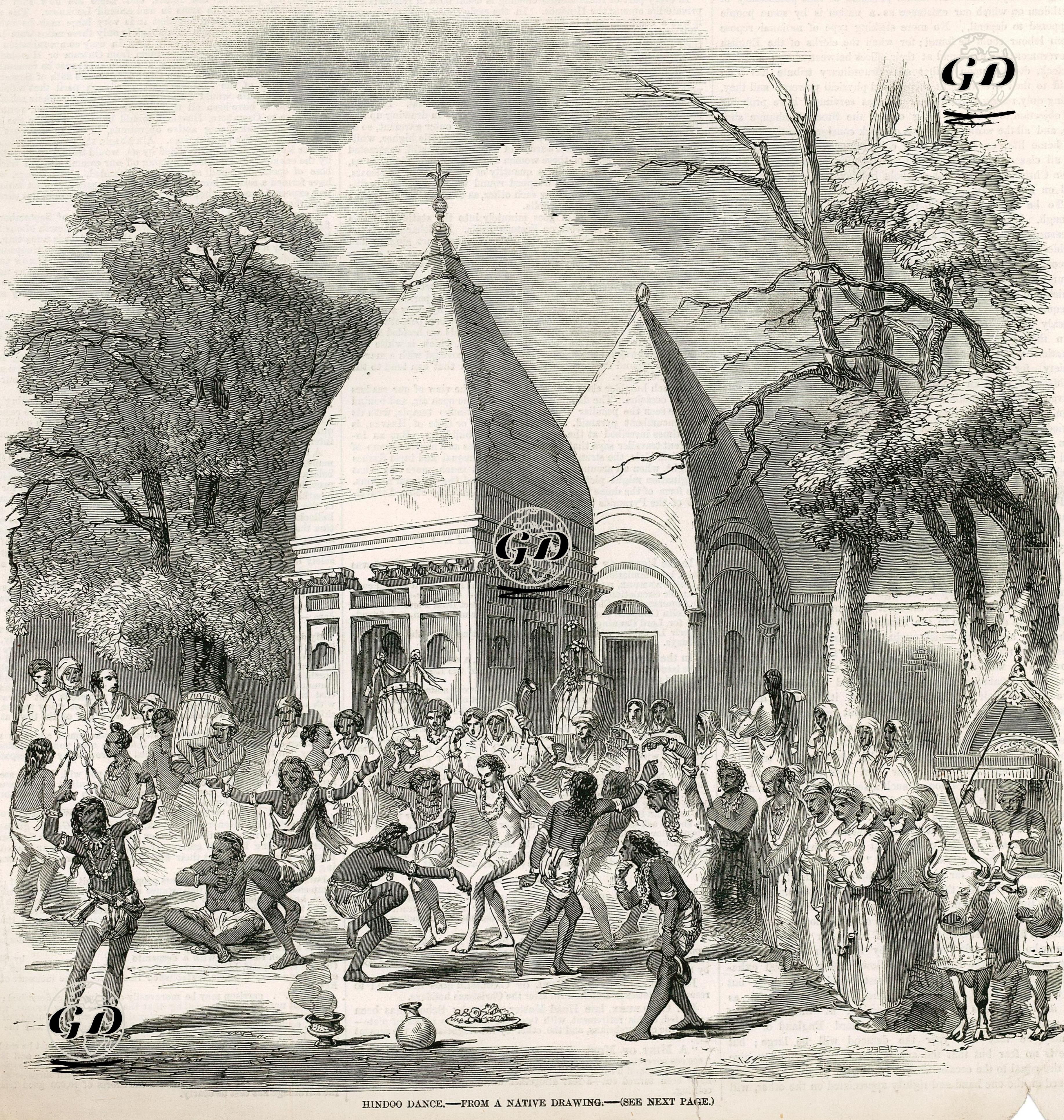 Hindoo Dance  -  - 1857