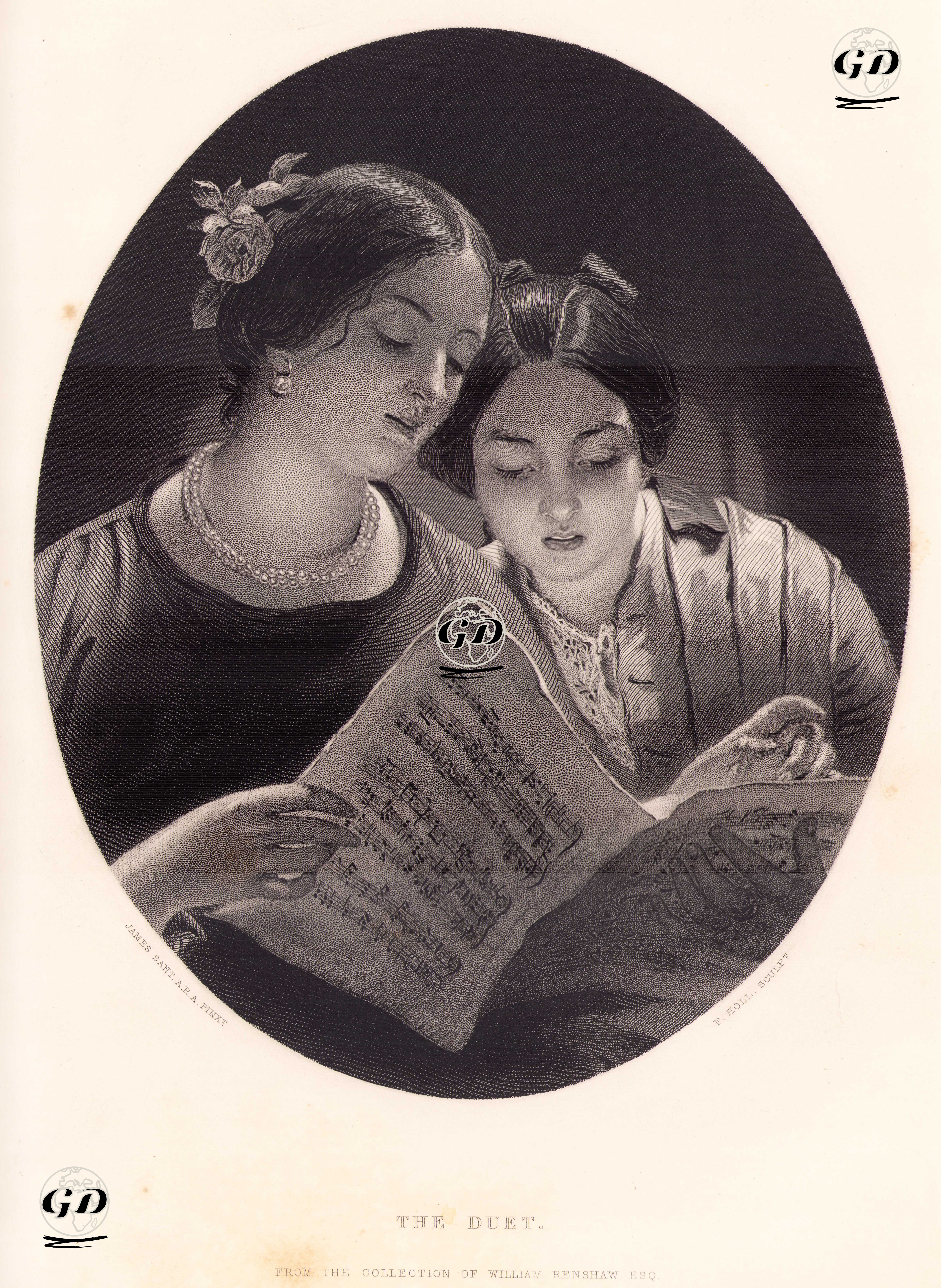 The Duet - James Sant (1820-1916) - 1862