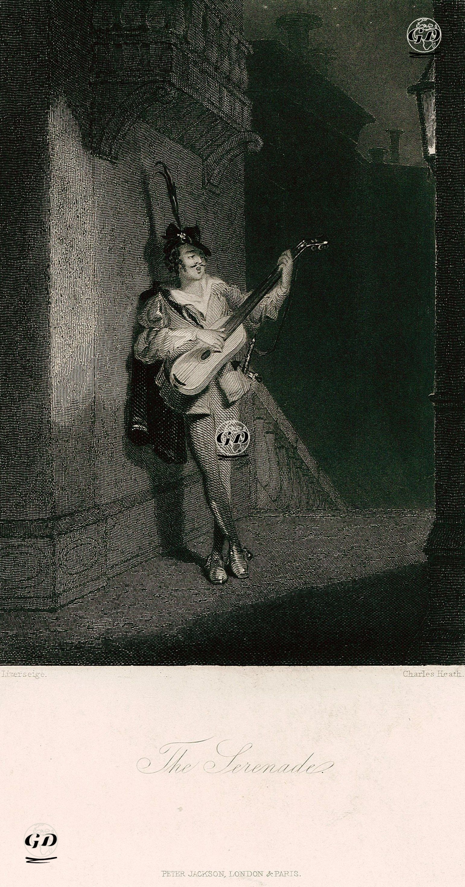 The Serenade - Liverseige - 1849