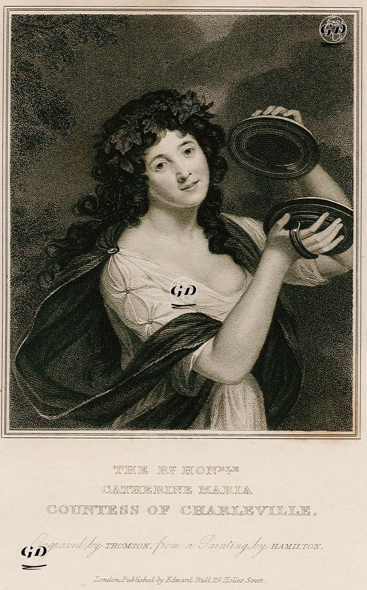 Charleville Kontesi Catherine Maria - Hugh Douglas Hamilton (1739-1808) - 1833