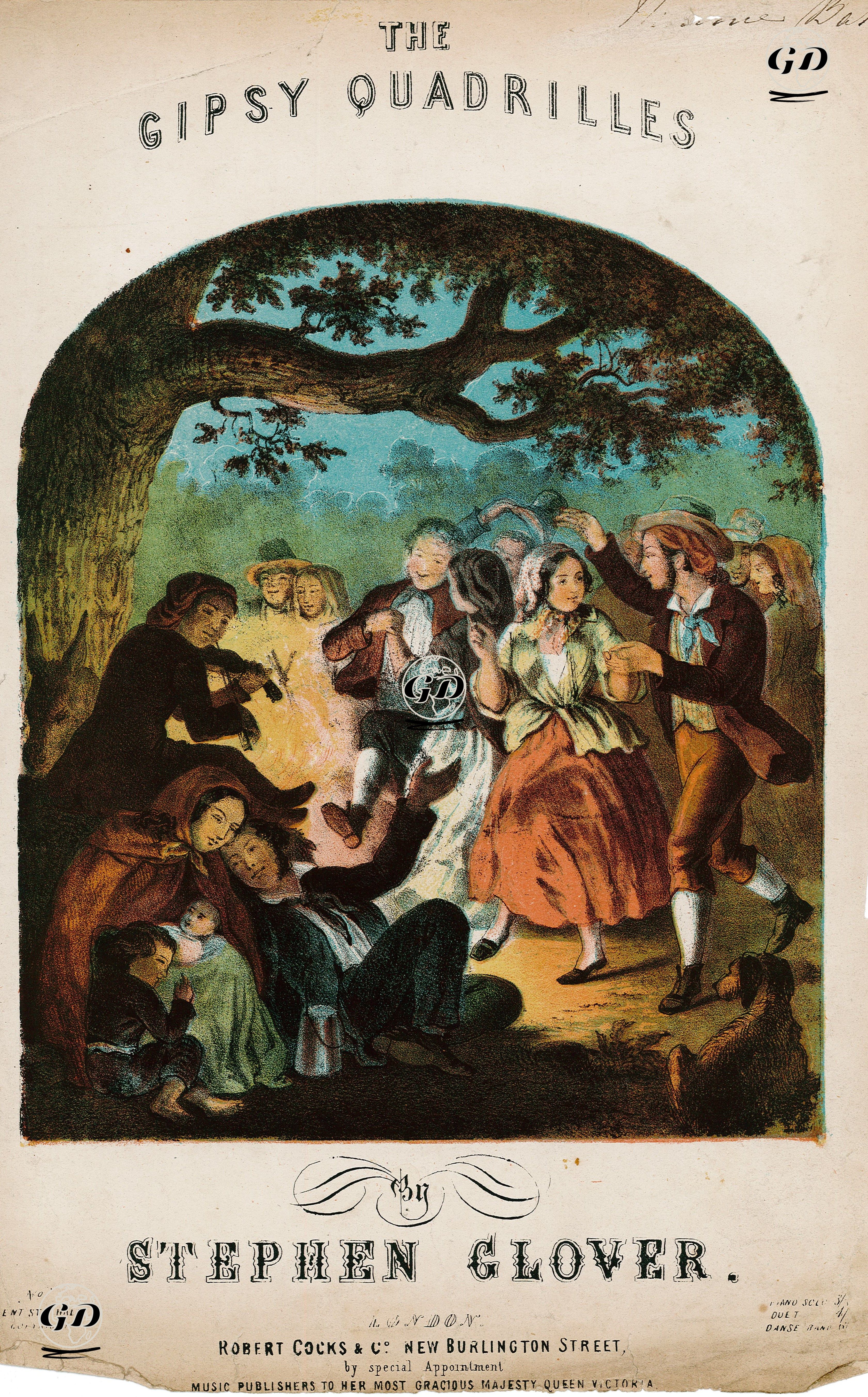 Çingene Dansı (Kadrili)-Stephen Glover Tarafında Bestelenen Kadril -  - 1850's