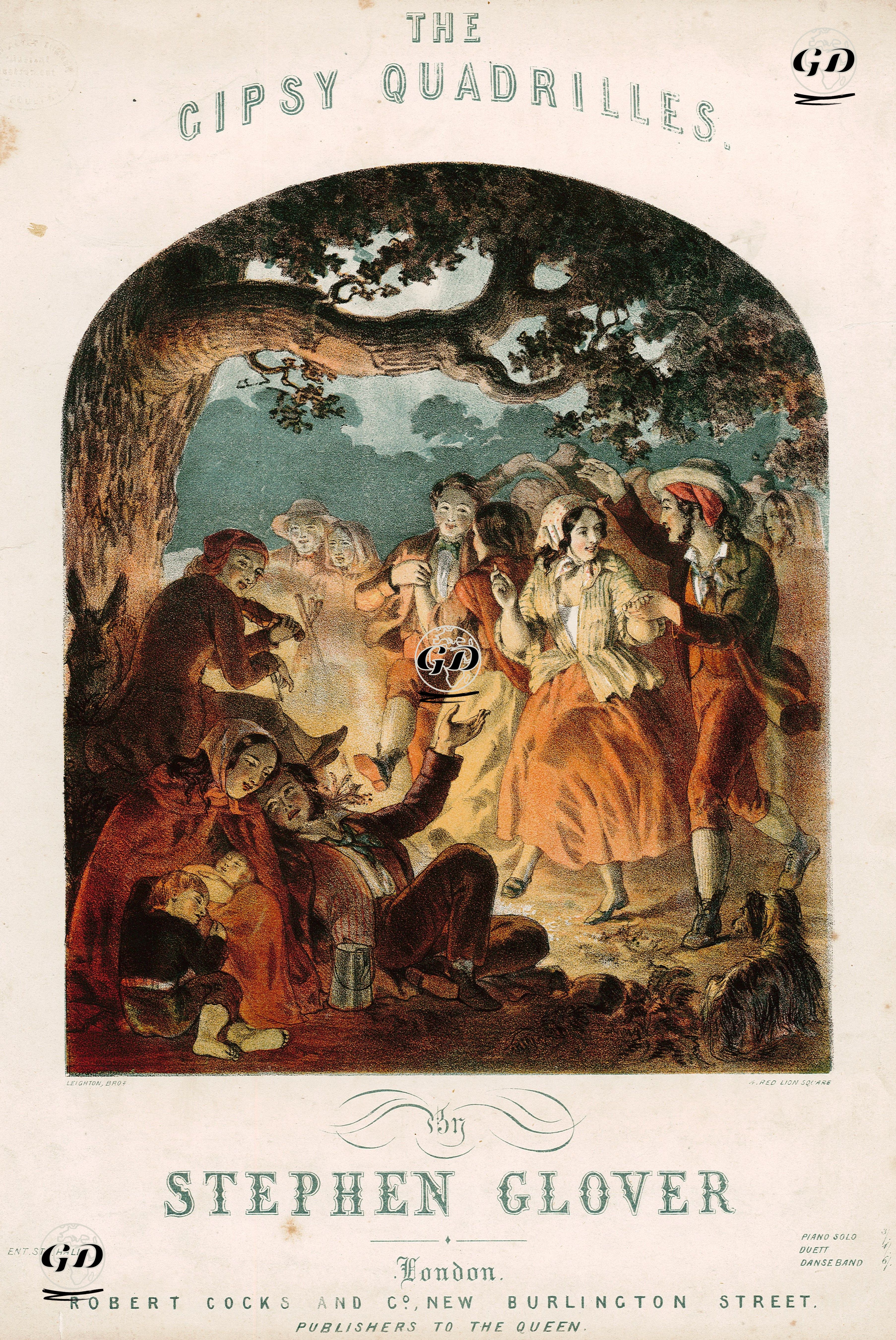 Çingene Dansı (Kadrili)-Stephen Glover Tarafında Bestelenen Kadril -  - 1850's