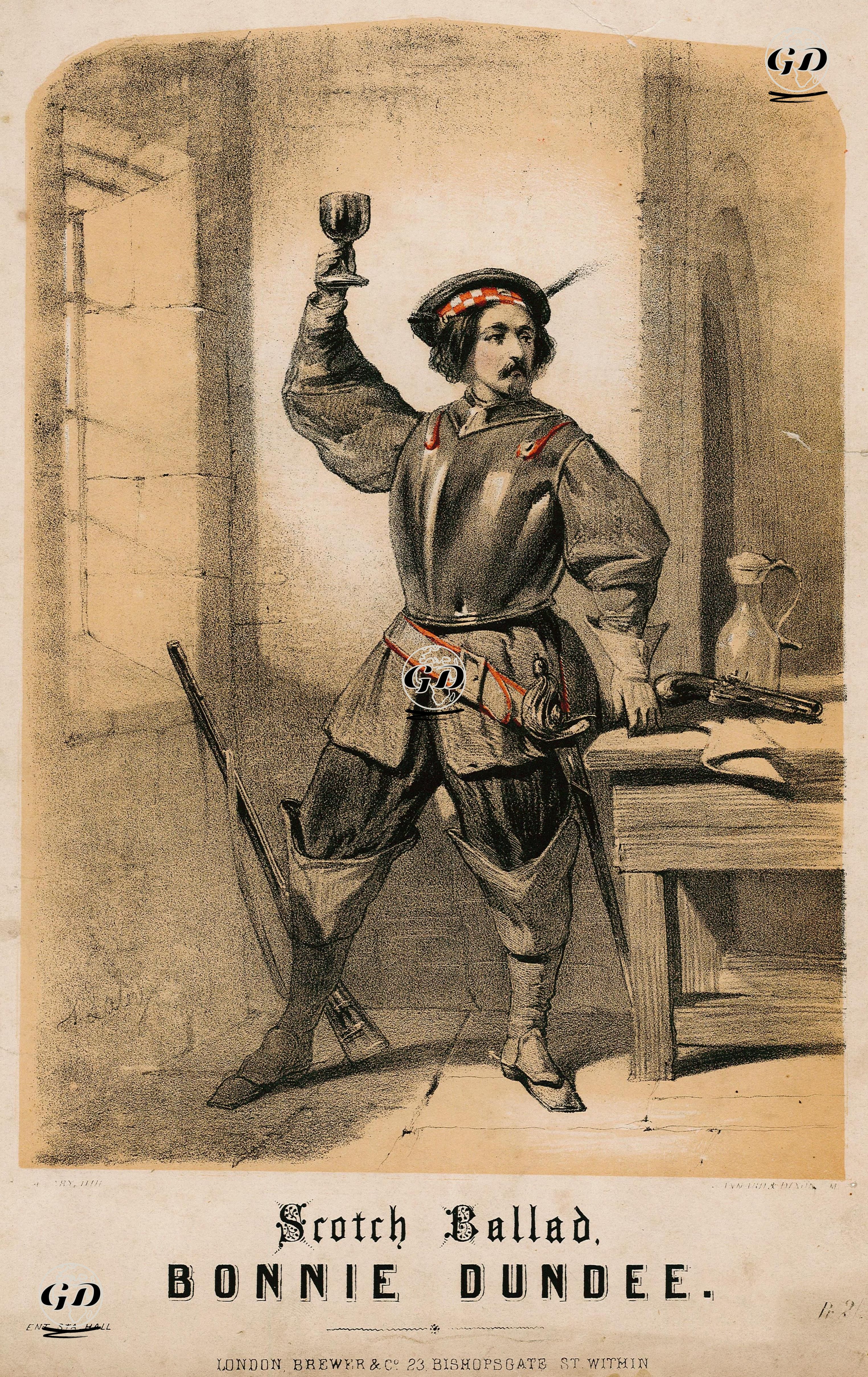 Bonnie Dundee, Scotch Ballad -  - 1859