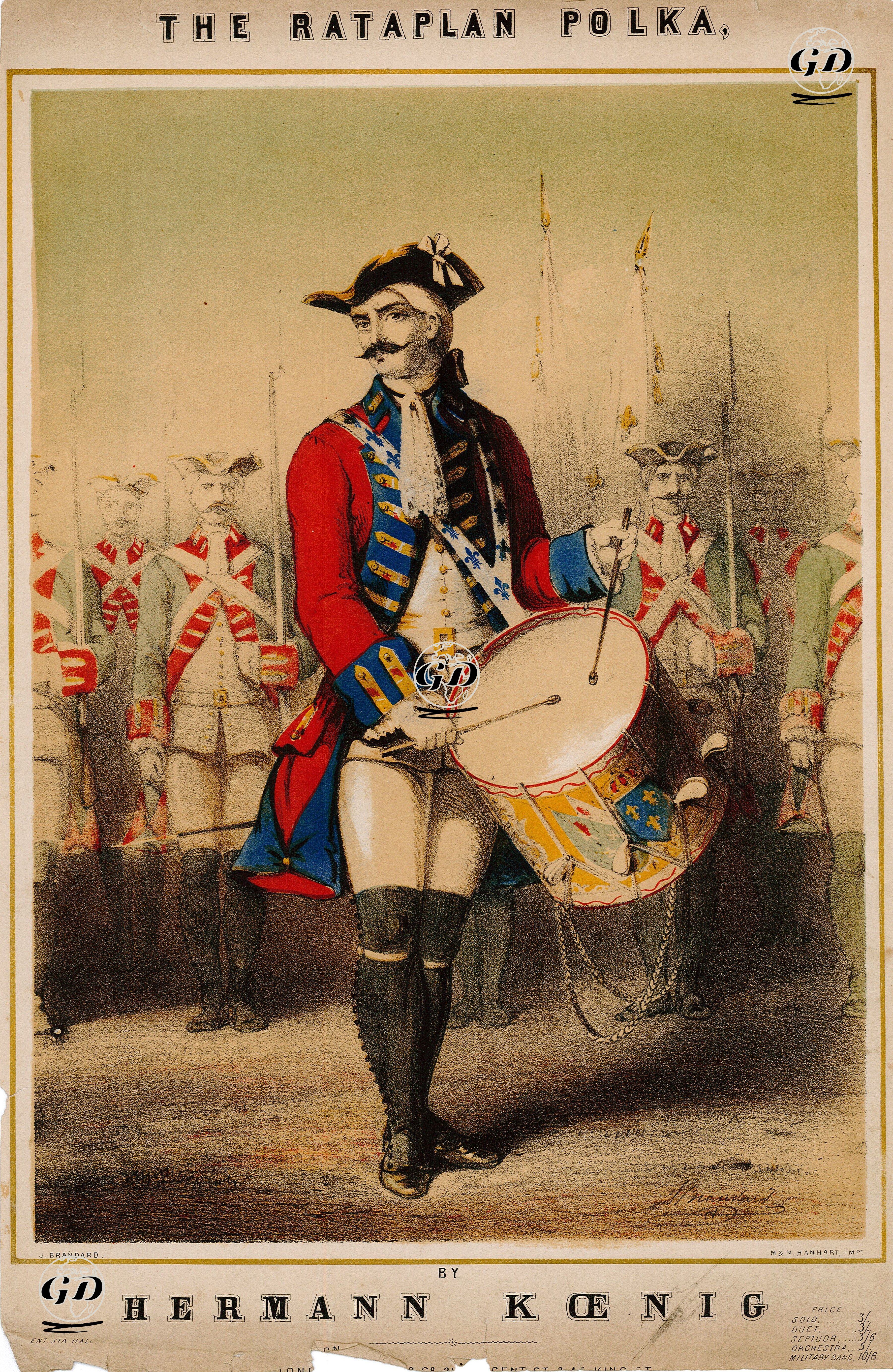 Ritim, Herman Koeni'gin Bestelediği Polka - John Brandard (1812-1863) - 1850's