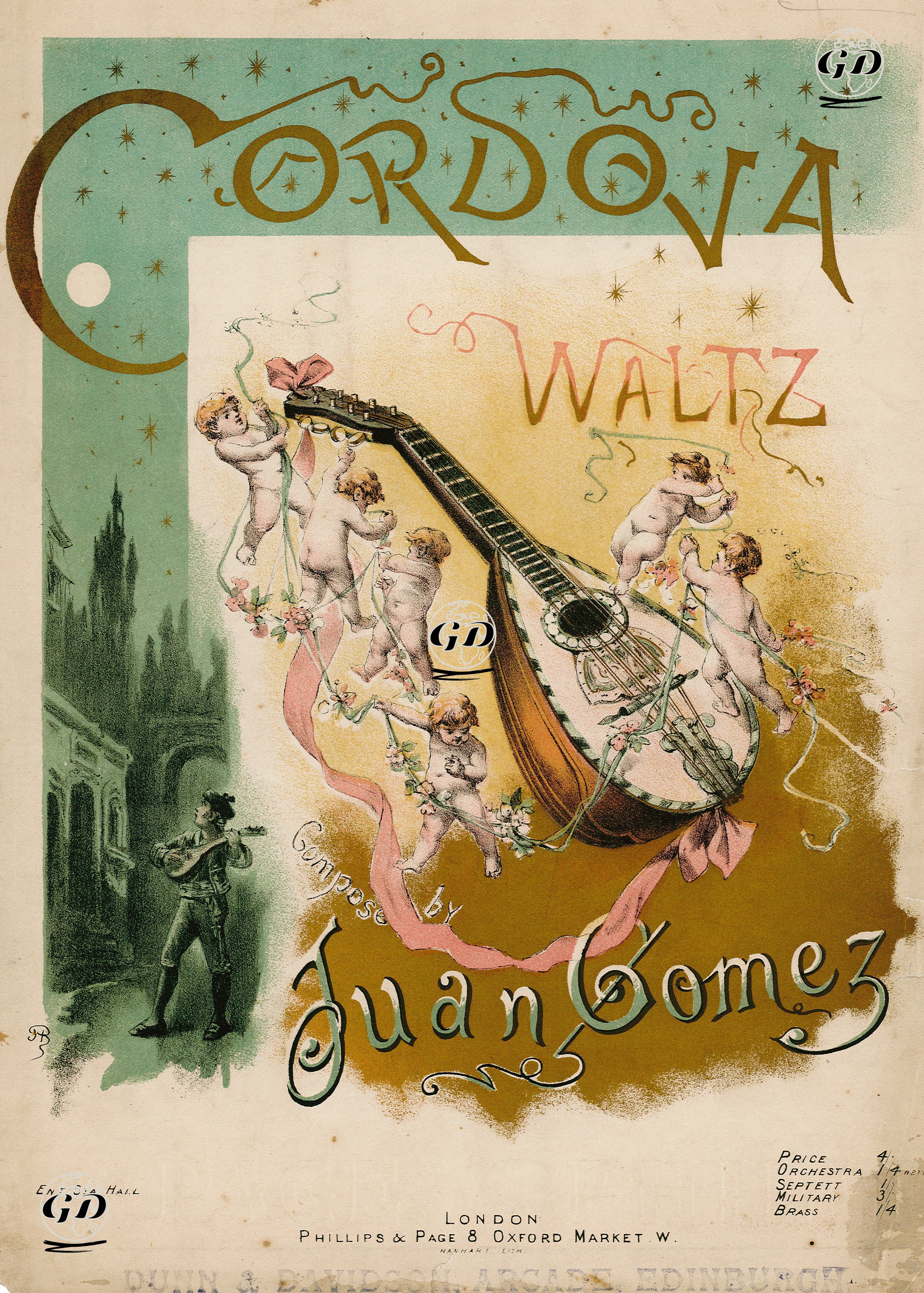 Cordova, Juan Gomez'in Bestelediği Vals -  - 1870's
