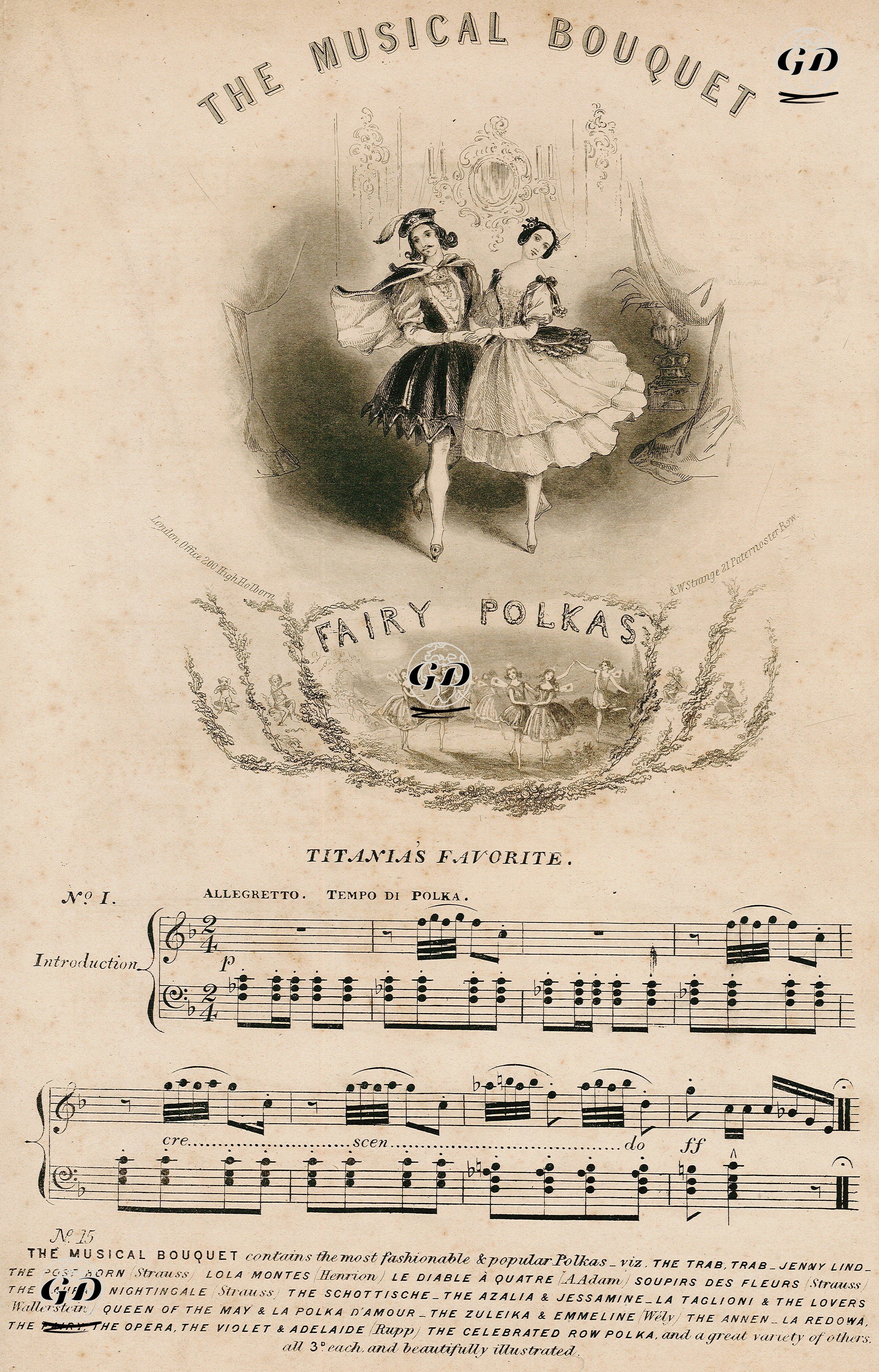 Müzik Demeti, Peri Polkası -  - 1850's