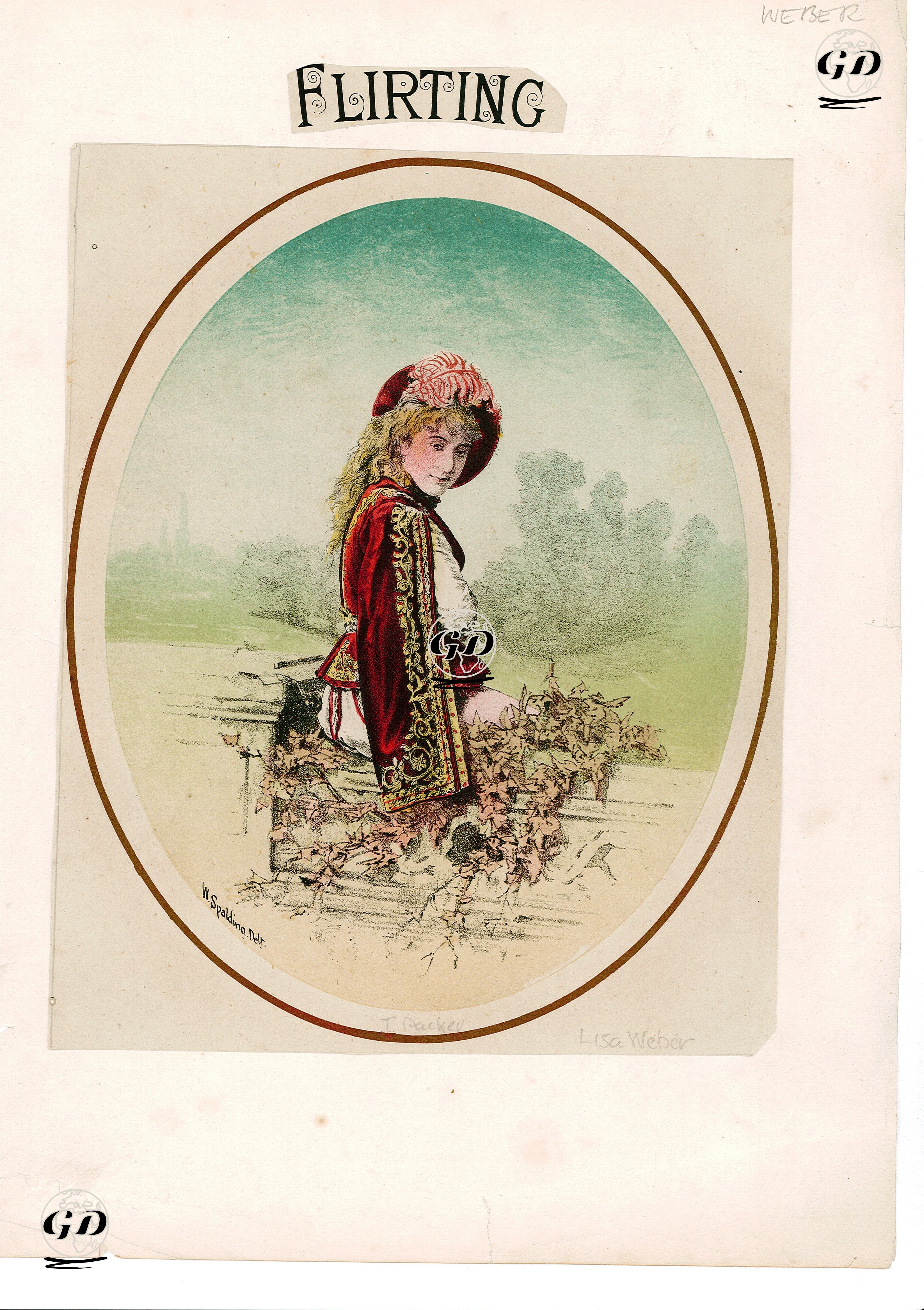Flirting -  - 1880's