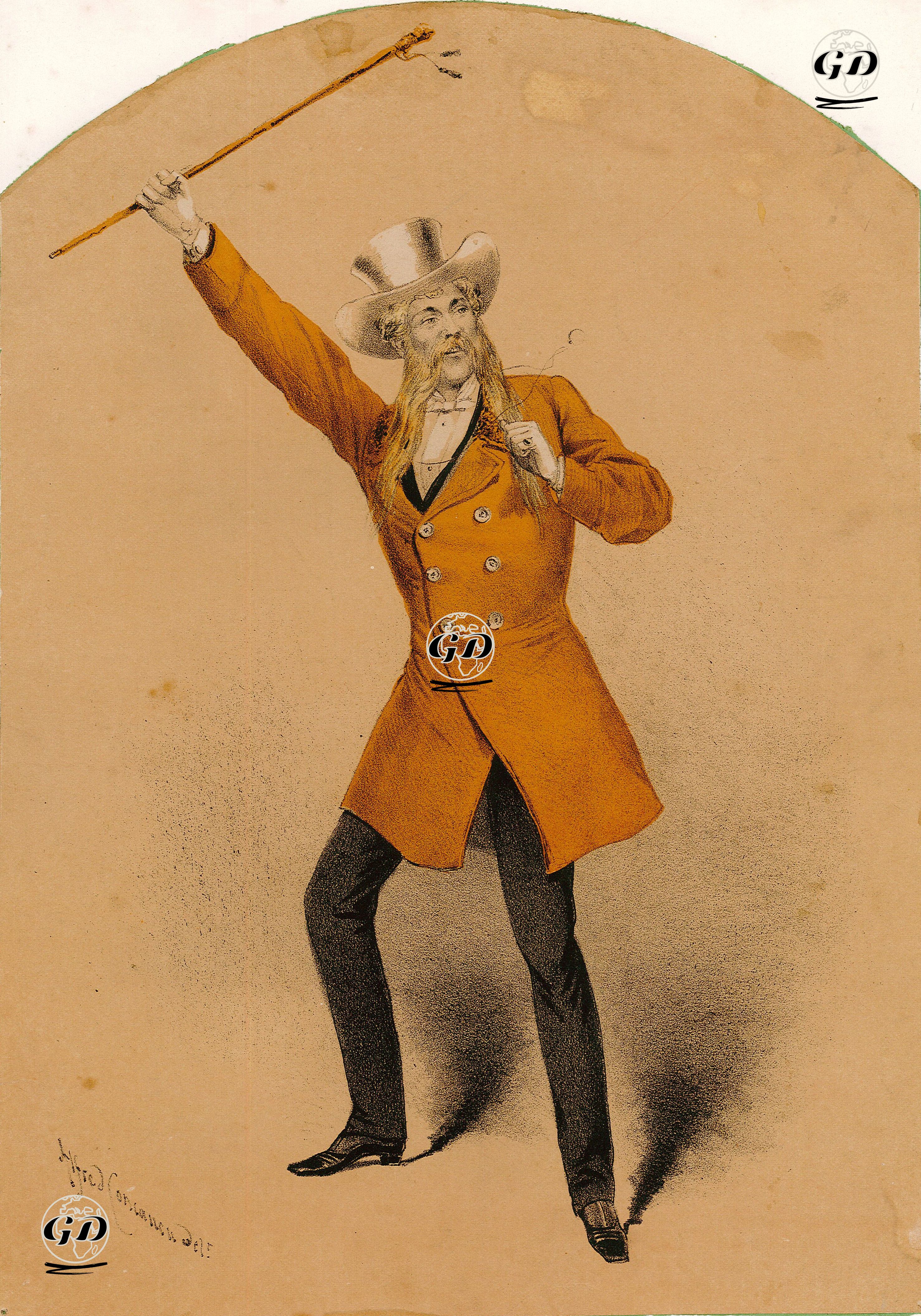 George Leybourne - Alfred Concanen (1835-1886) - 1870's-1880's