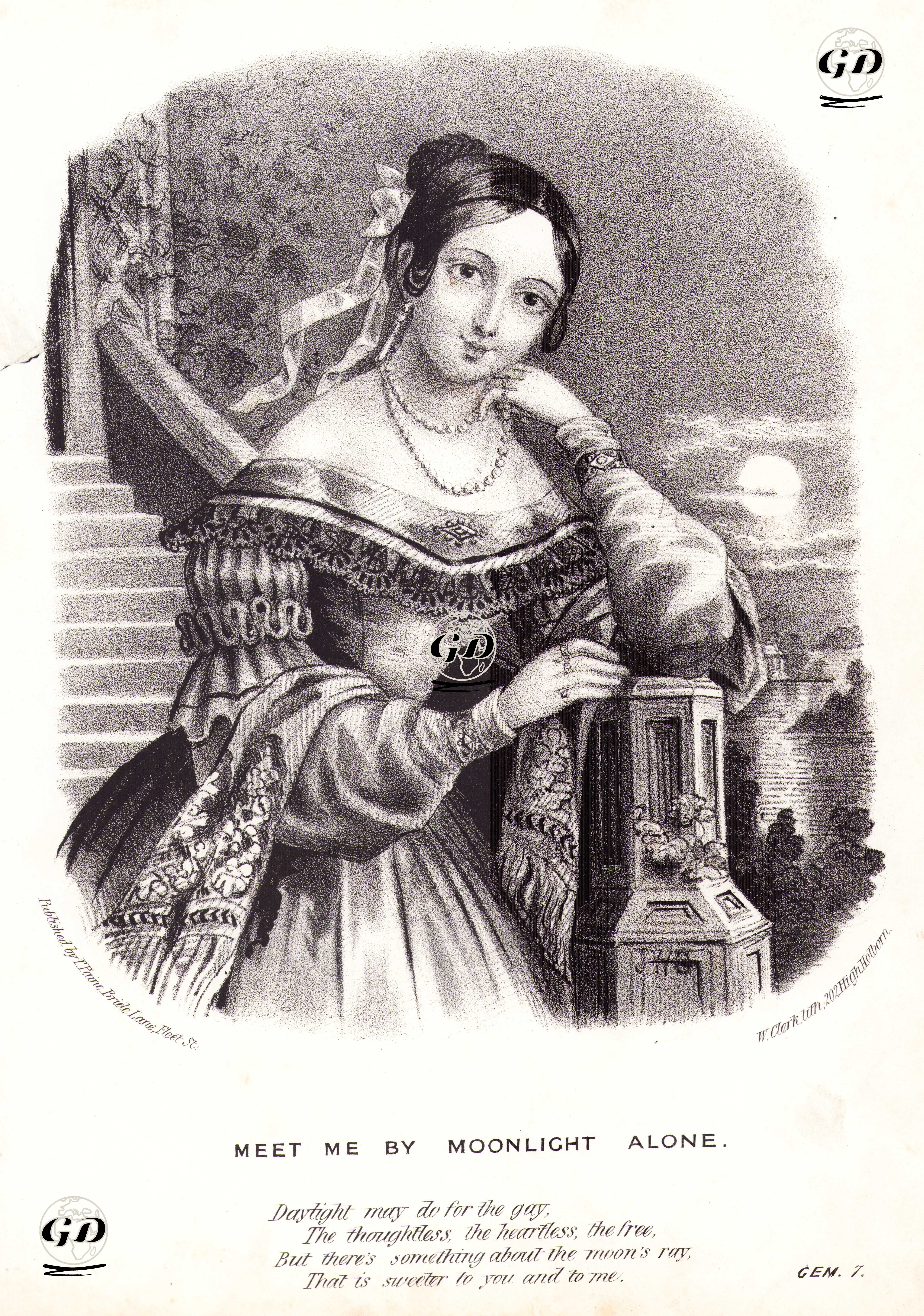 Ay Işığında Benimle Yalnız Buluş -  - 1830's