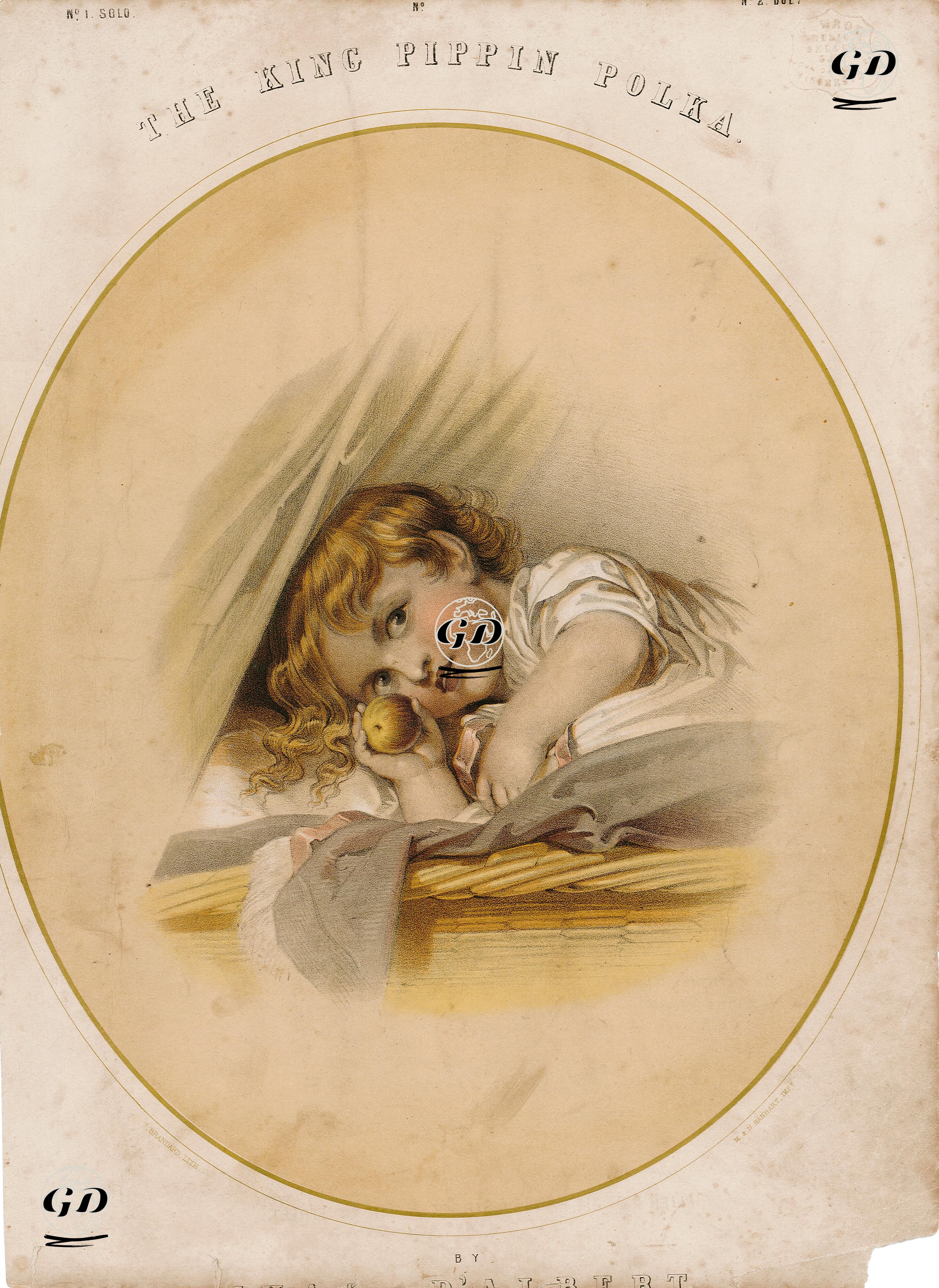 Kral Pippin, Charles D'Albert Tarafından Bestelenen Polka -  - 1850's