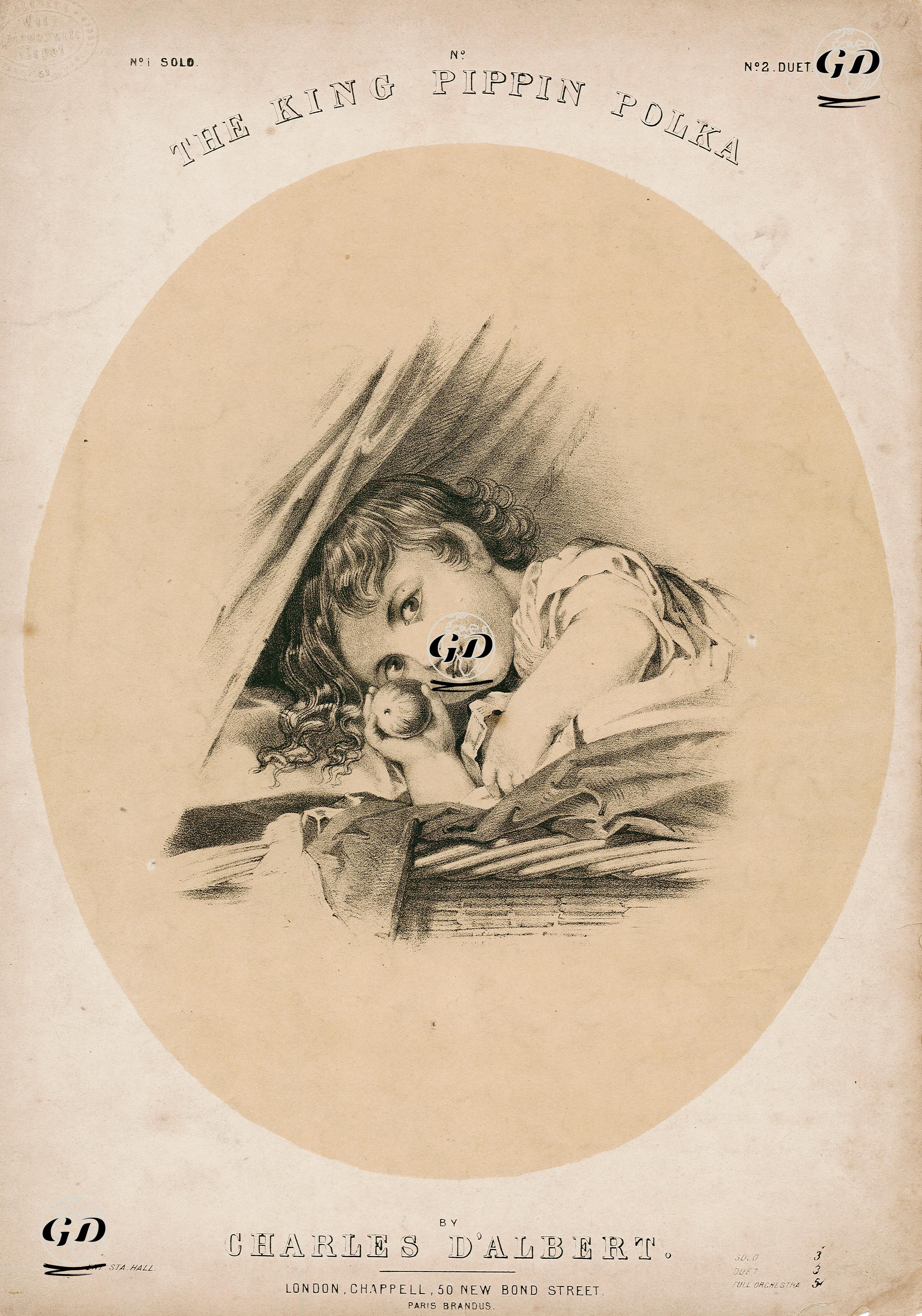 The King Pippin, Polka Composed By Charles D'Albert -  - 1850's