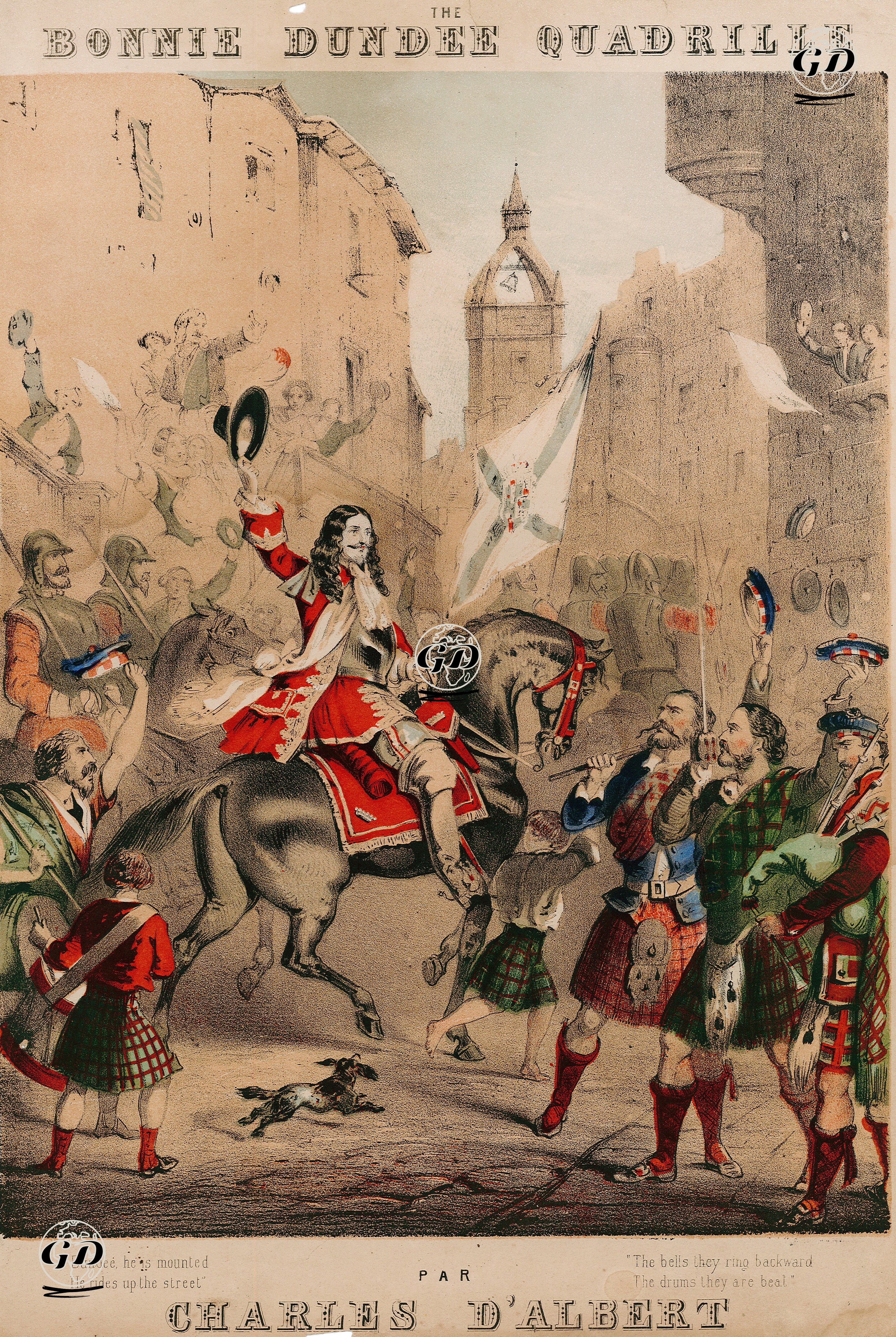 Bonnie Dundee, Charles D'Albert'in Bestelediği Kadril -  - 1890's