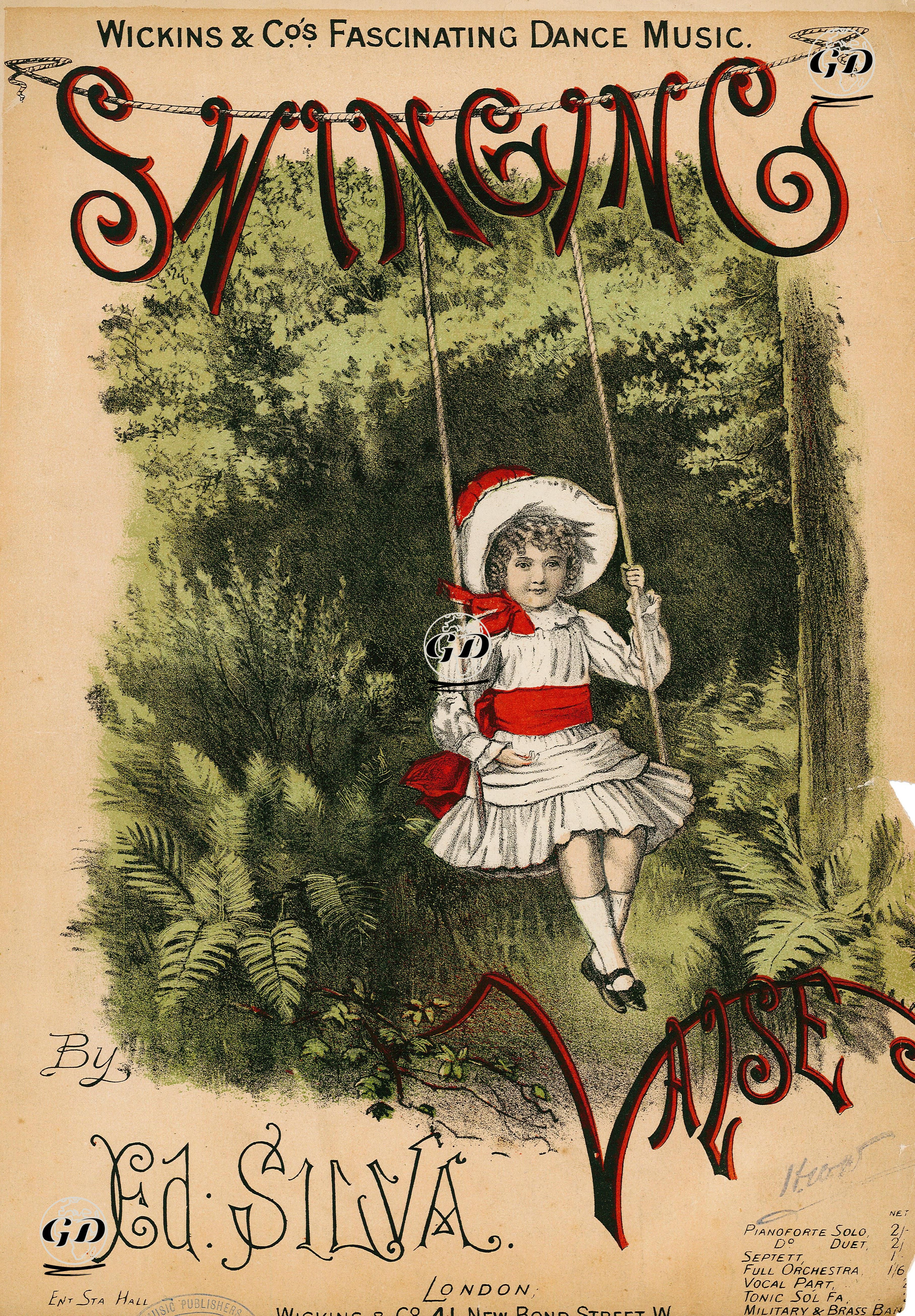 Salıncakta Sallanmak, Ed.Silva'nın Bestelediği Vals  -  - 1888