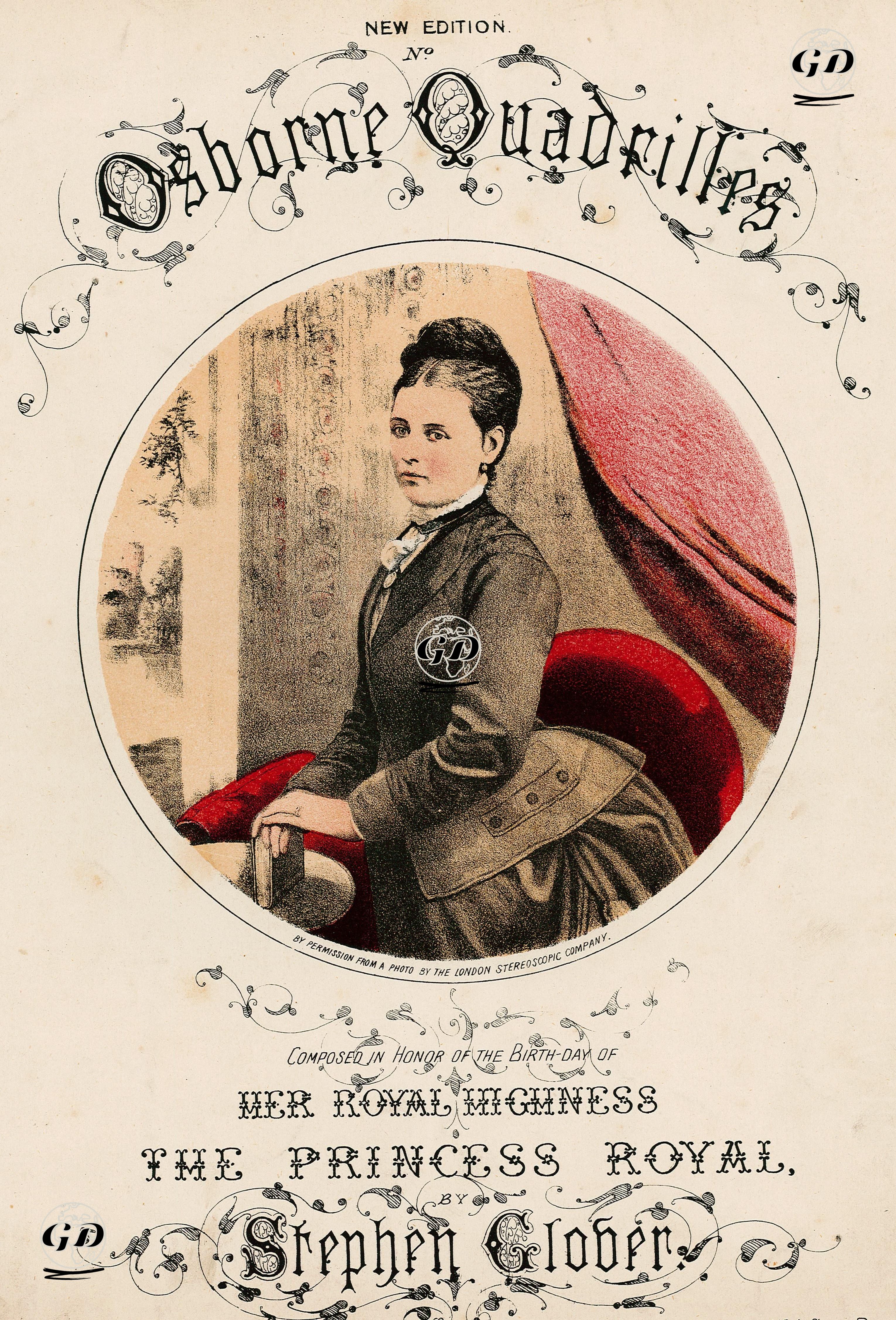 Osborne, Stephen Glober Tarafından Kraliyet Prensesinin Doğum Günü Şerefine Bestelenen Kadril -  - 1860's