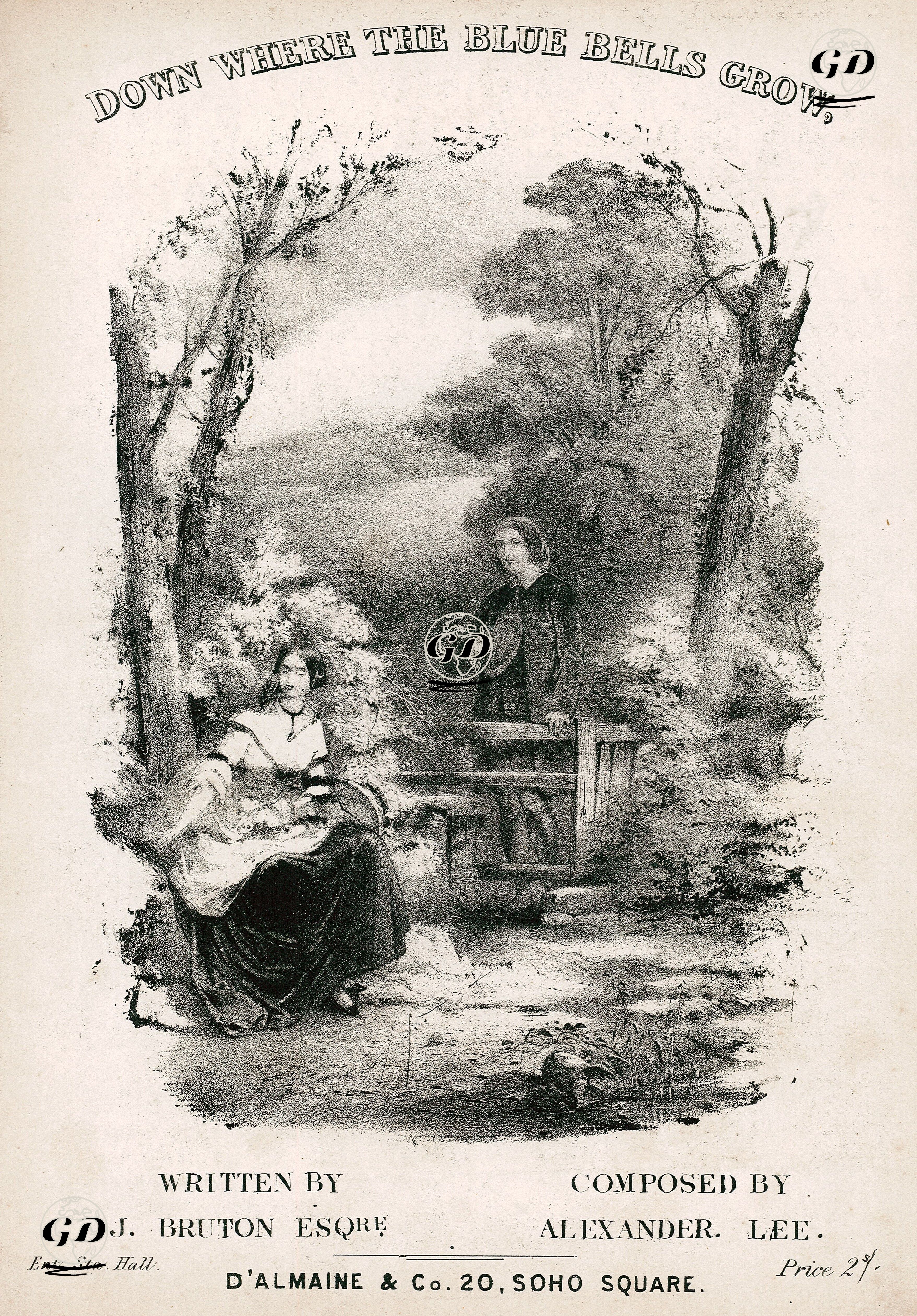 Maviçan Çiçeğinin Yetiştiği Yer, Alexander Lee'nin Bestelediği Ve J.Bruton'un Sözlerini Yazdığı Halk Şarkısı -  - 1851