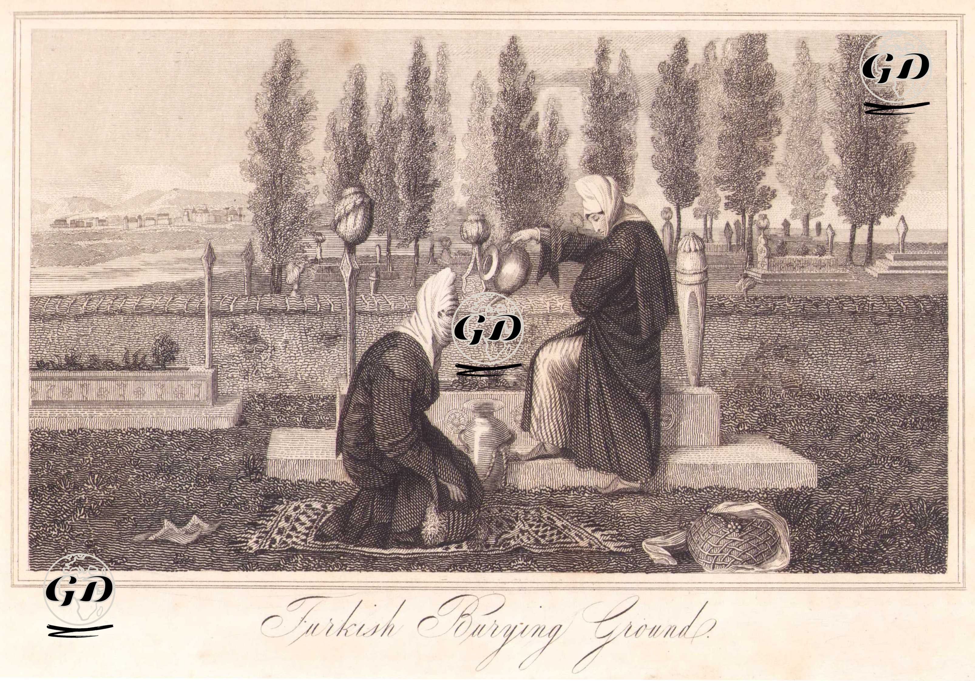 Turkish Burying Ground -  - 1811