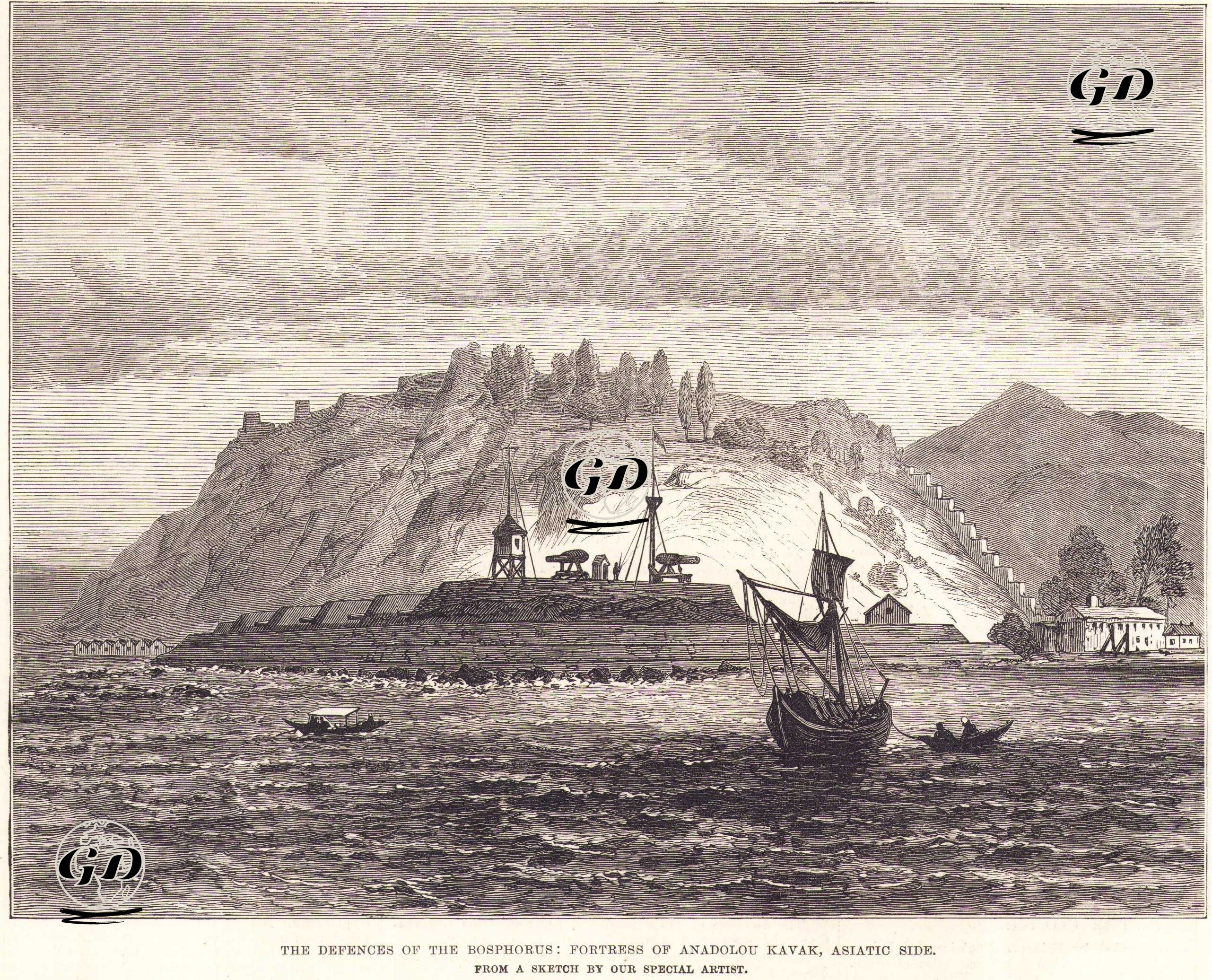 Boğaziçi Savunma Kale ve Bataryaları: Anadolu Kavak Kalesi -  - 1877
