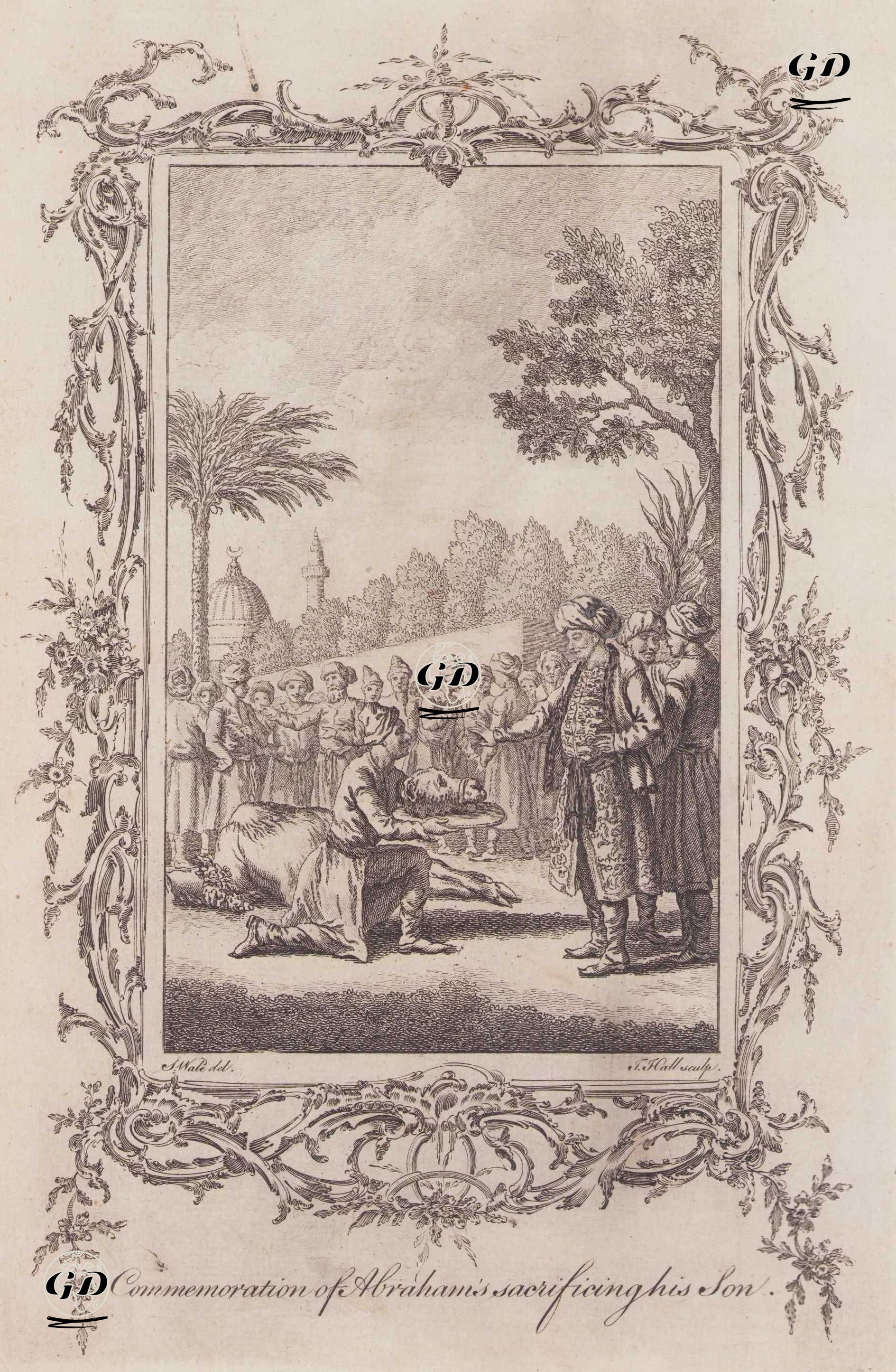 Kurban Bayraminda Devenin Kurban Edilme Merasimi - S.Wale - 1770`s