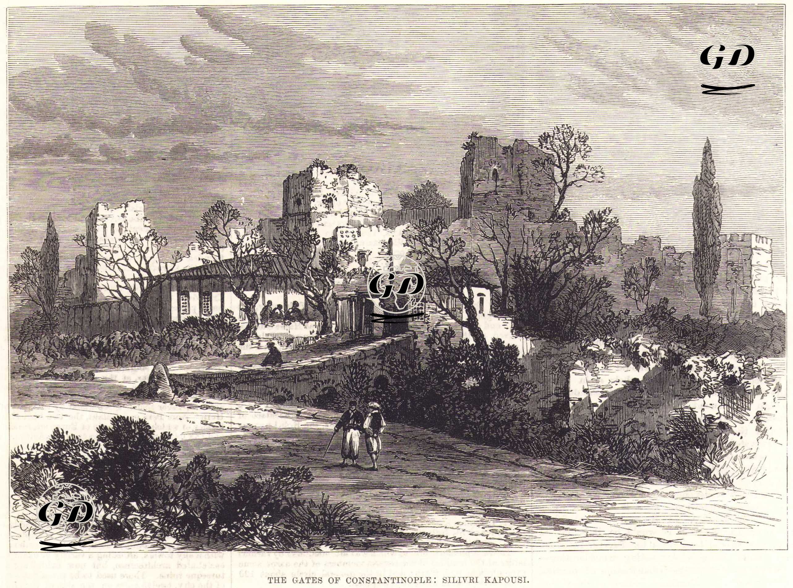 İstanbul Kapıları: Silivri Kapı  -  - 1877