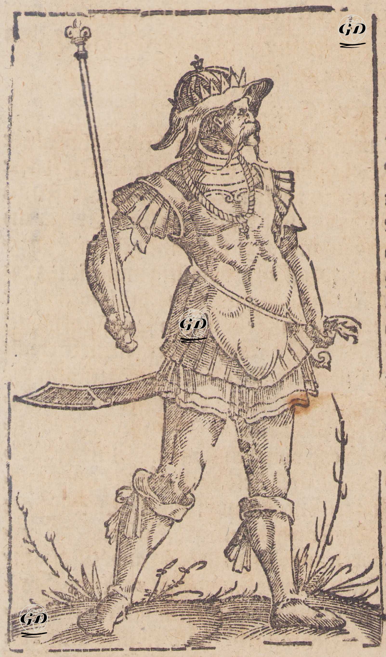 Osmanlı İmparatorluğu'nun Kurucusu ve İlk Padişahı Osman Gazi’nin Erken Modern Avrupa’daki Hayali Tasviri - Sebastian Munster (1489-1552) - 1628