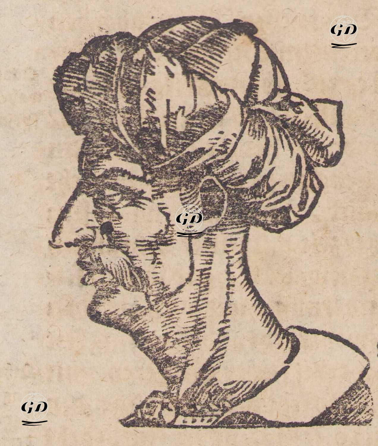Dördüncü Osmanlı Padişahı I.Beyazıd'ın (Yıldırım Beyazıd) Erken Modern Avrupa’daki Hayali Tasviri - Sebastian Munster (1489-1552) - 1628