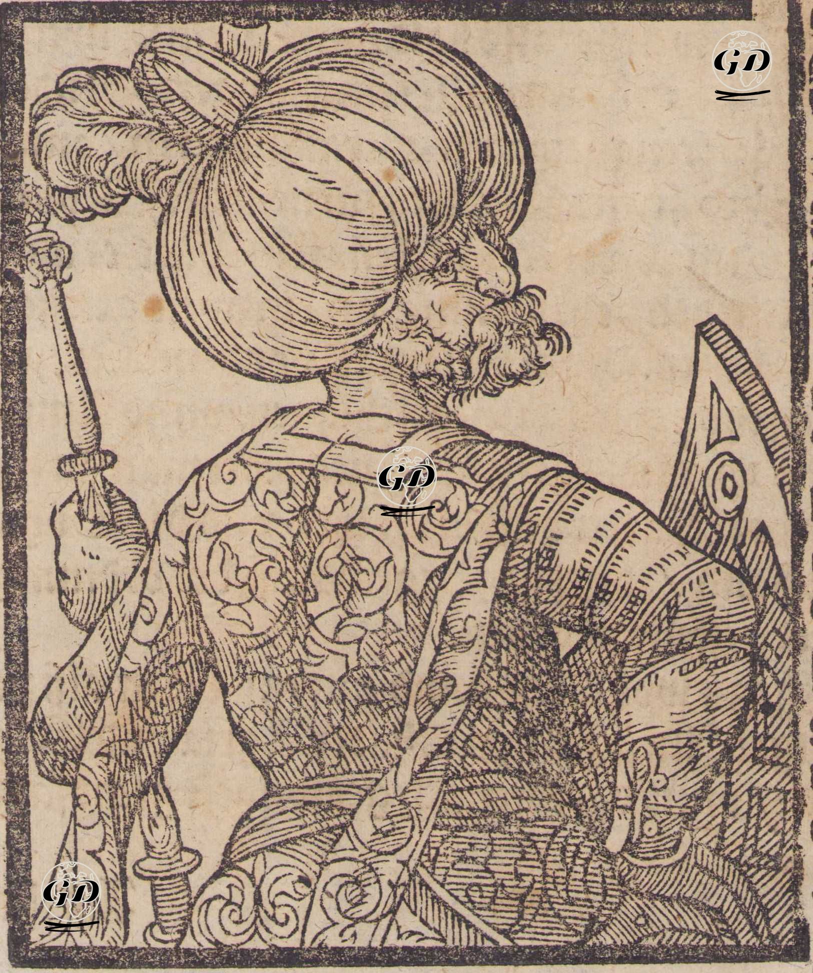 Padişah III.Murad - Sebastian Munster (1489-1552) - 1628