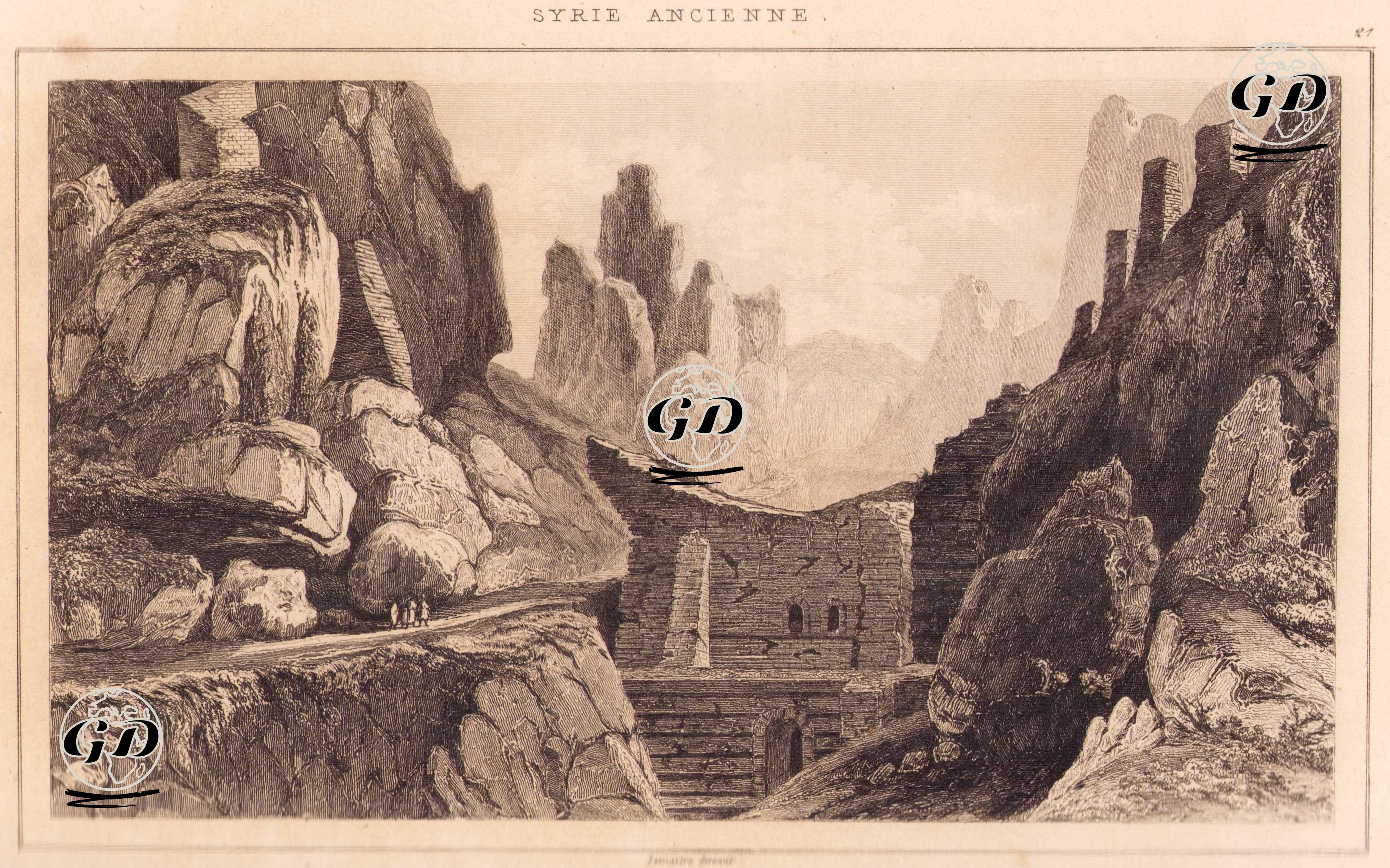 Antakya’daki Demir Kapı’nın Kalıntıları -  - 1848