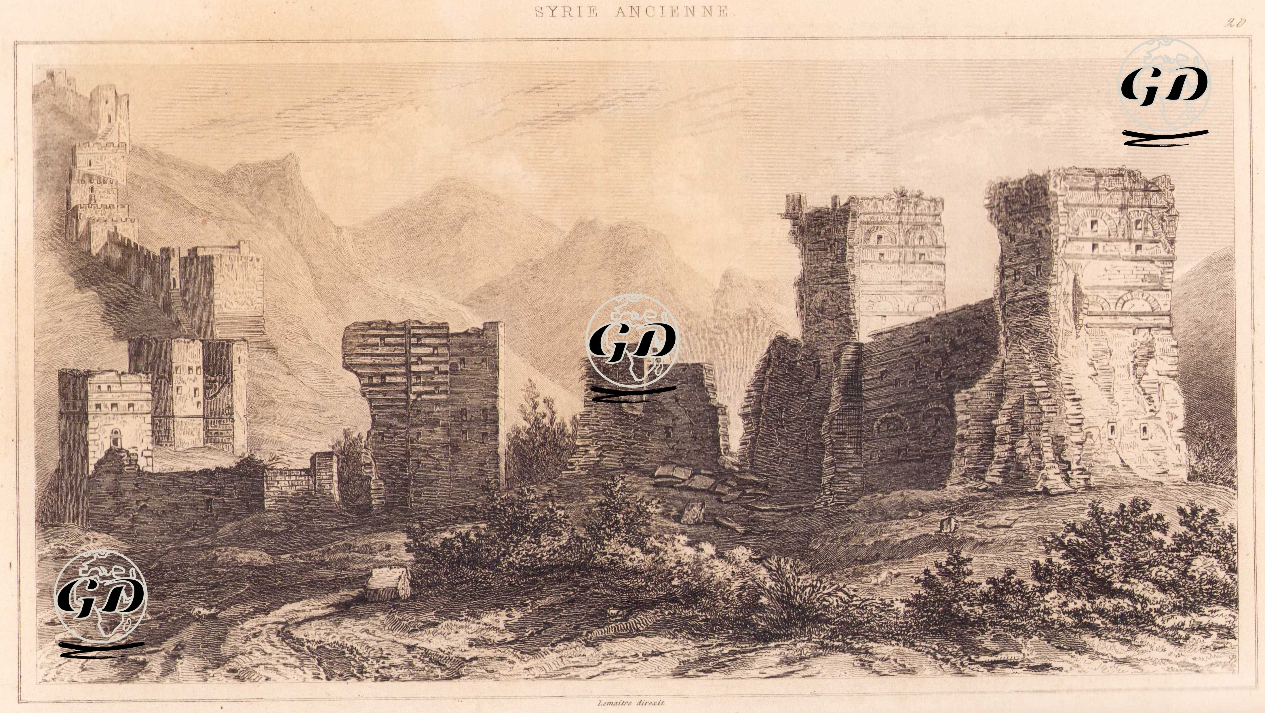 Antakya Sur ve Kule Kalıntıları -  - 1848