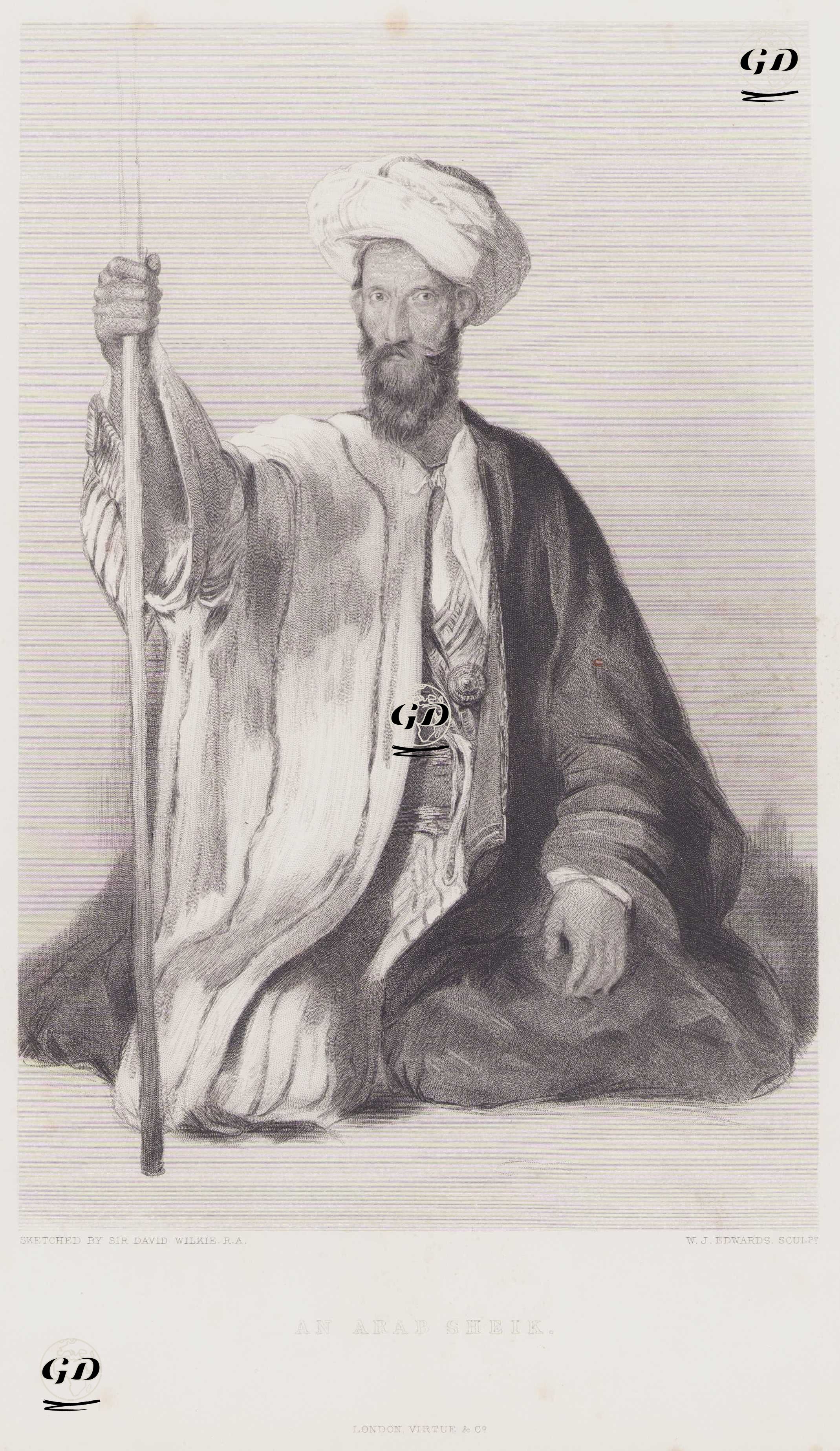 Arap Şeyhi - David Wilkie (1785-1841) - 