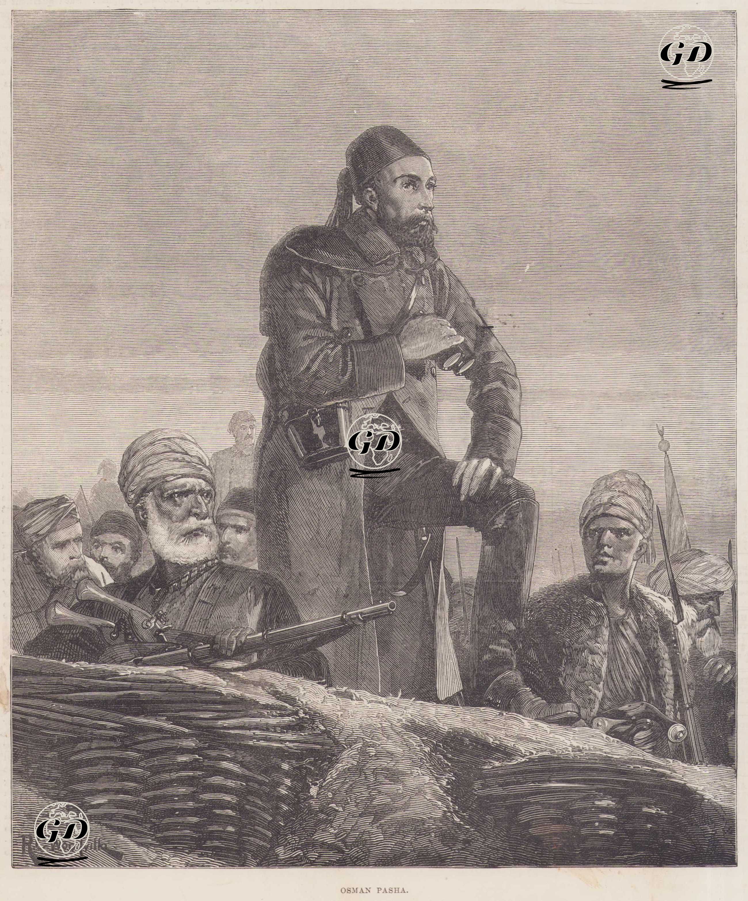 Plevne Savunmasında Gazi Osman Paşa -  - 1877