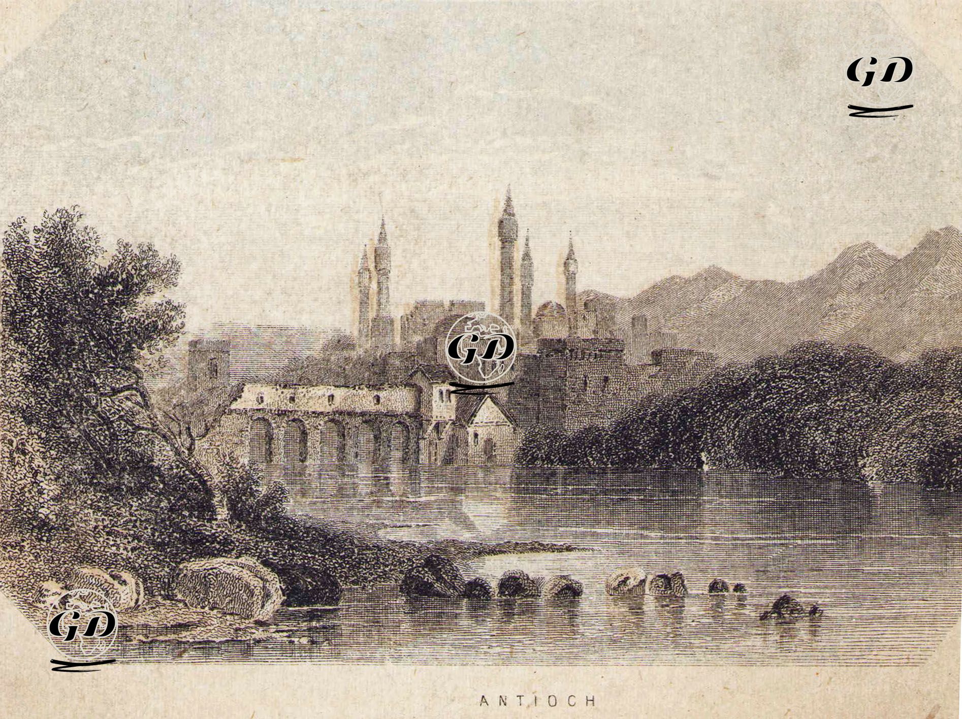 Antakya Şehri Ve Köprü Kapısı -  - 1840's-1860's
