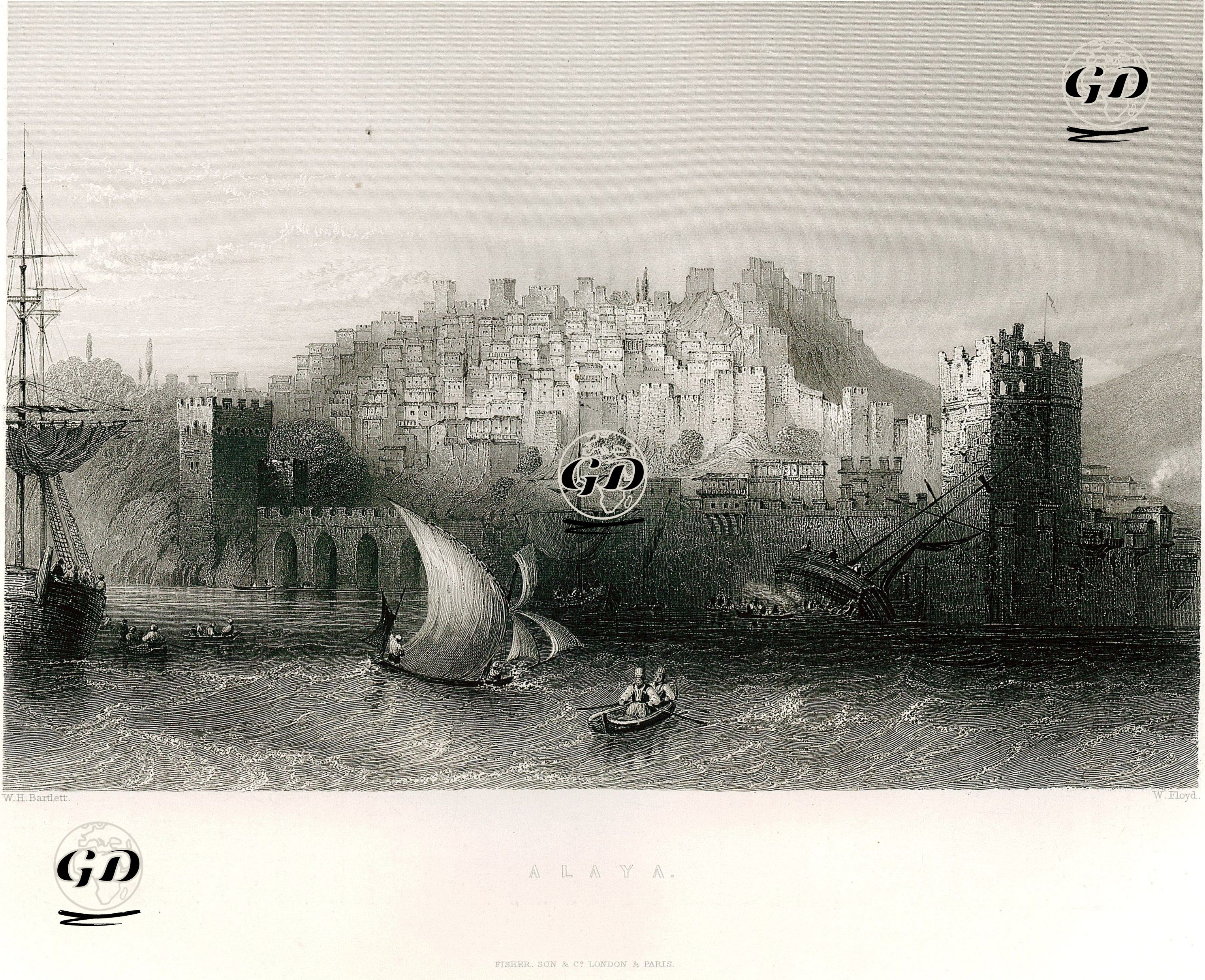 Alanya - William Henry Bartlett (1809-1854) - 1838-1839