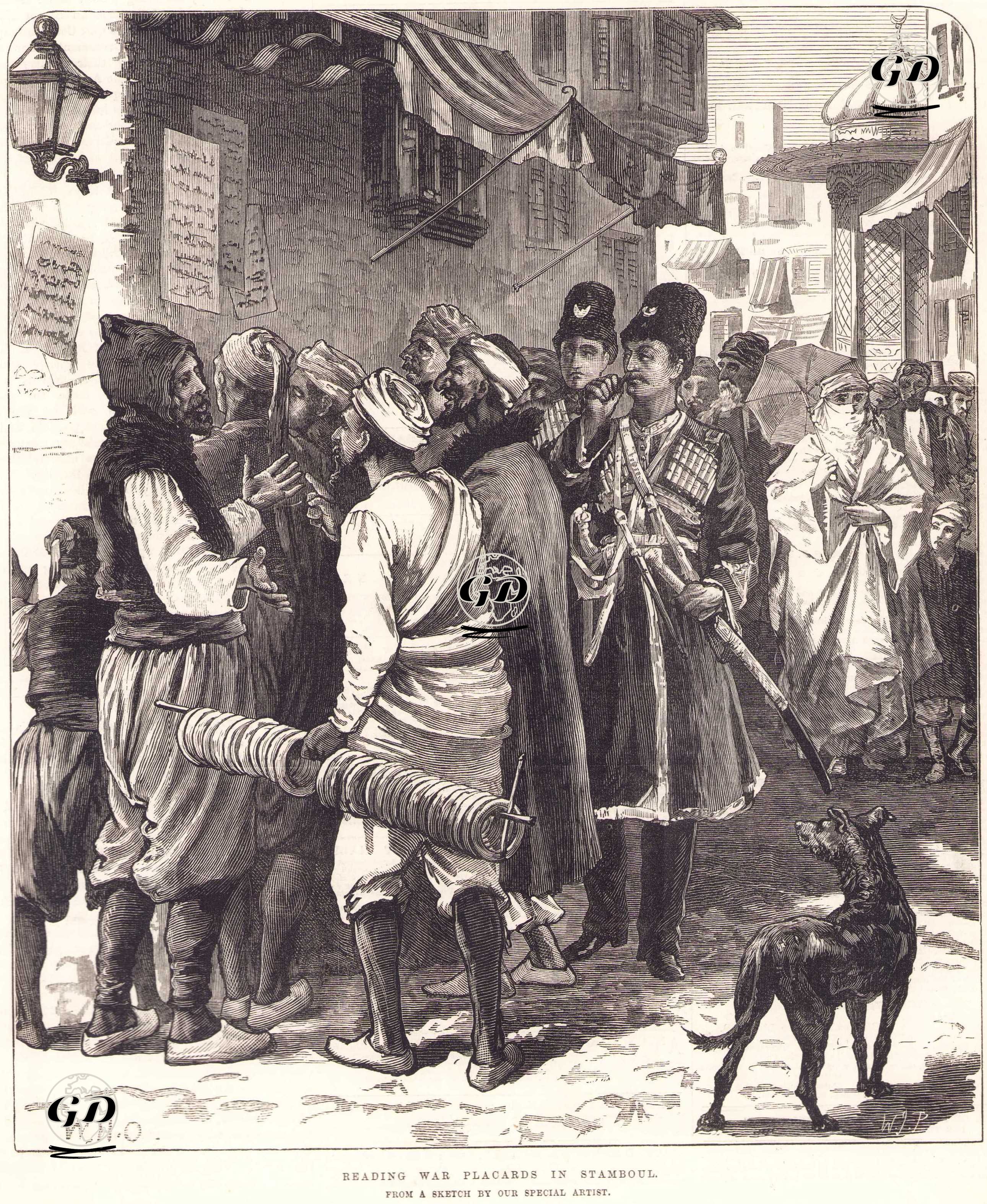 1877-1878 Osmanlı-Rus Savaşı (93 Harbi) Öncesi Güvenlik ve Seferberlik Tedbirlerinin İstanbul'da Kamuoyuna Resmi ilannameler Yoluyla Duyurulması - W.H.O - 1877