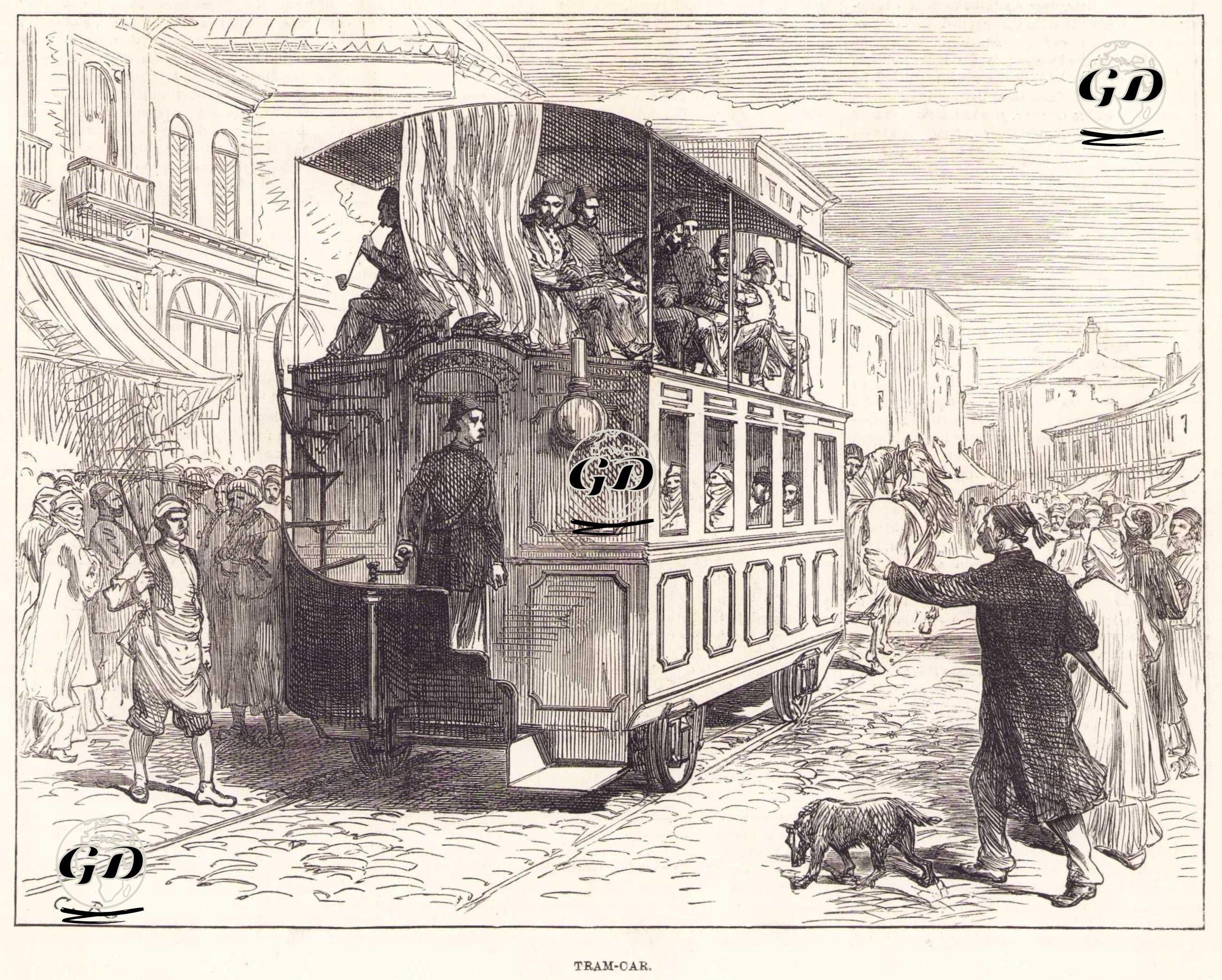 Tram-Car - Melton Prior (1845-1910). - 1877