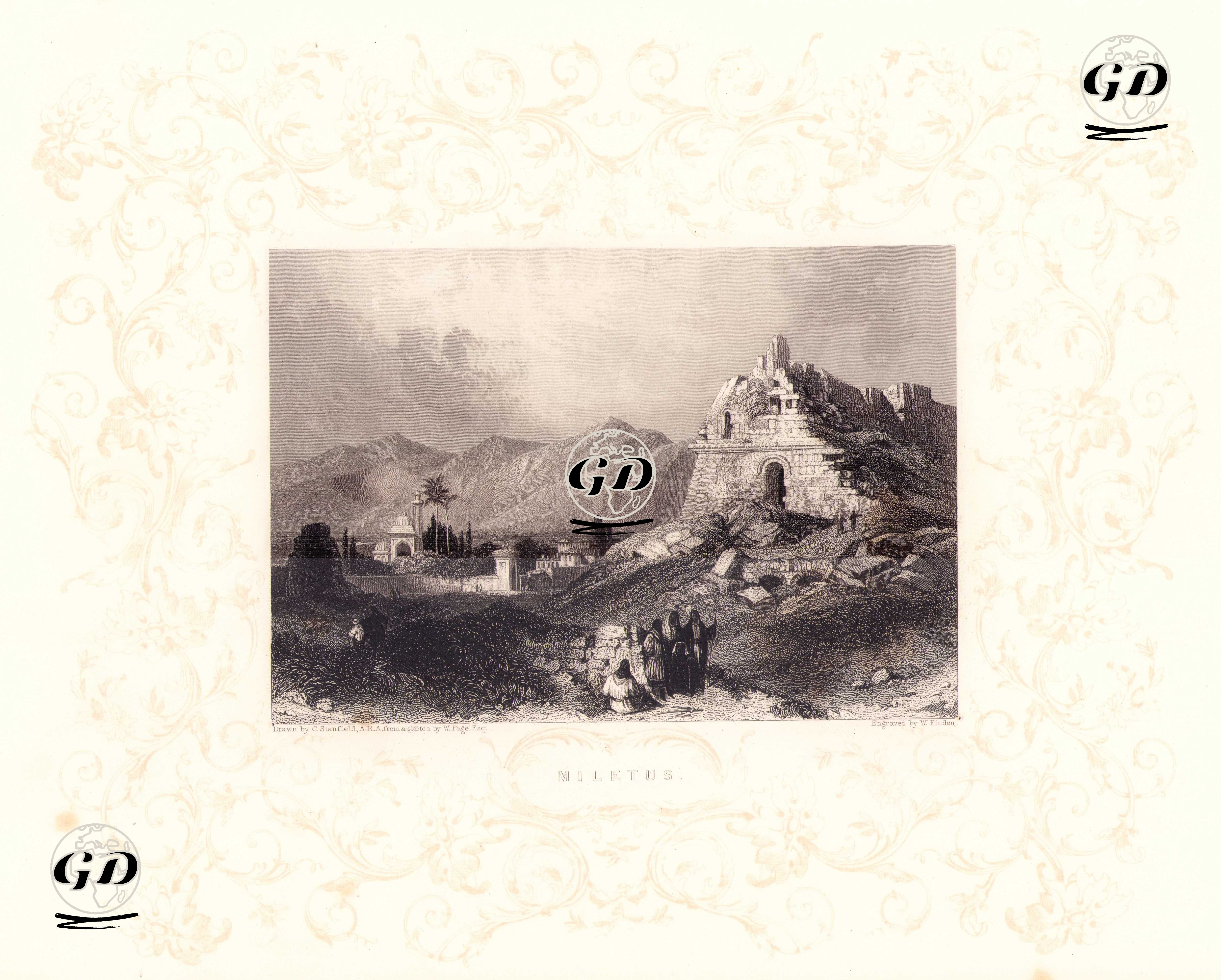 Miletus - Clarkson Stanfield (1793-1867)-William Page (1794-1872) - 1830's