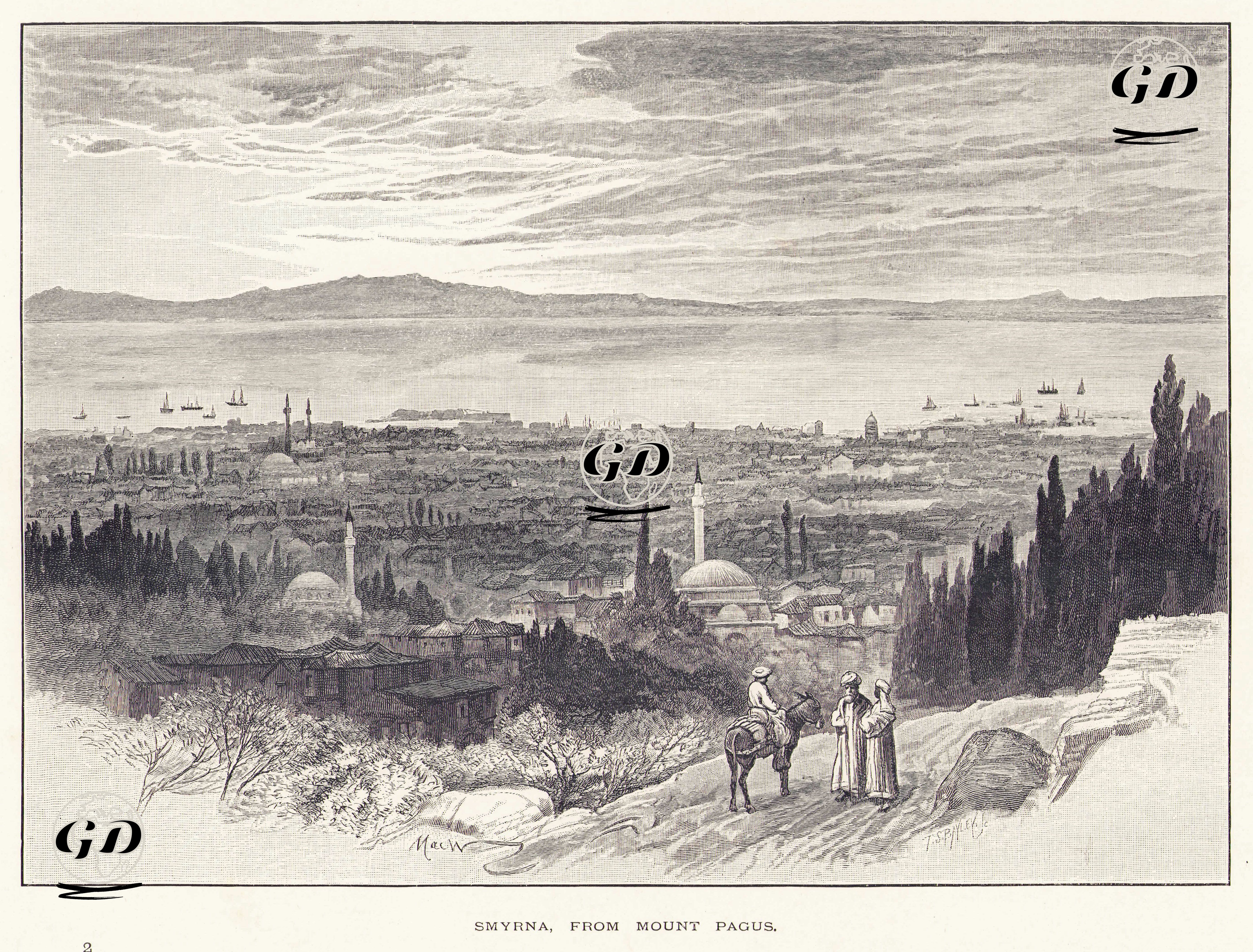 Smyrna From Mount Pagus -  - 1890
