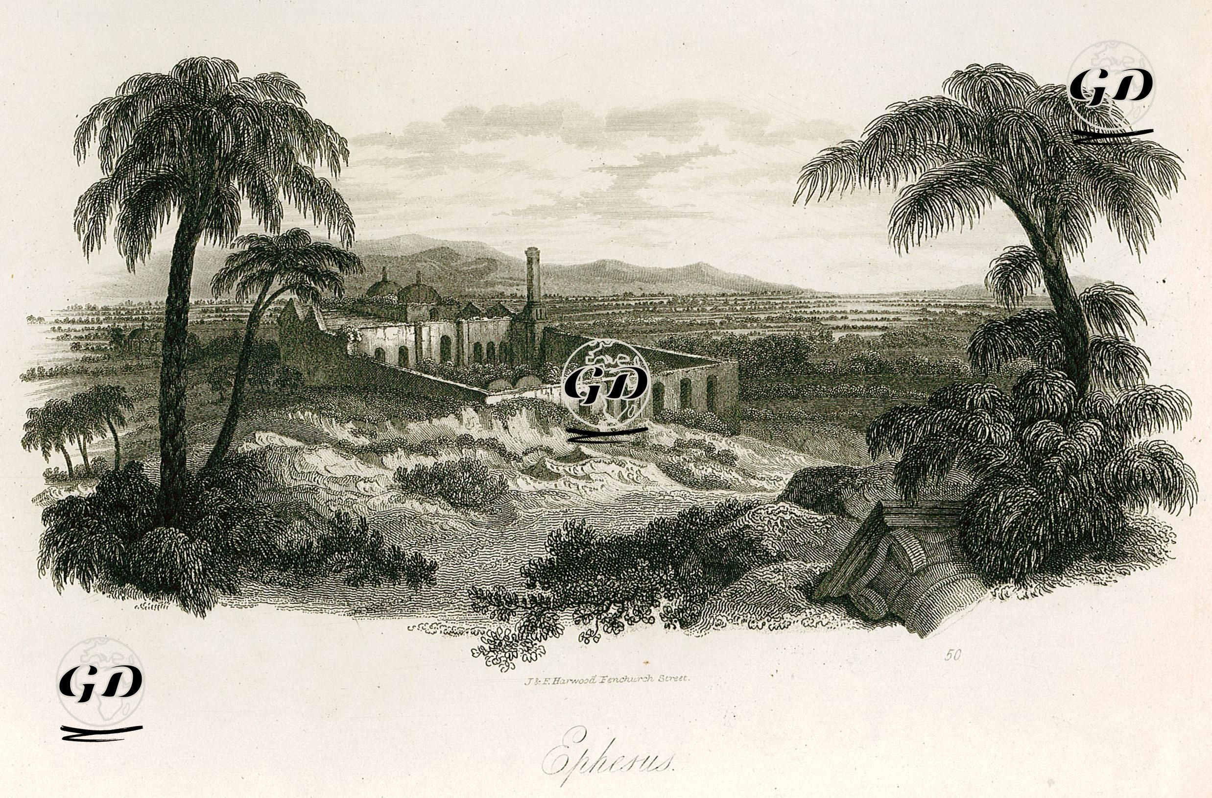 Efes Antik Şehri Ve İsa Bey Cami -  - 1840's