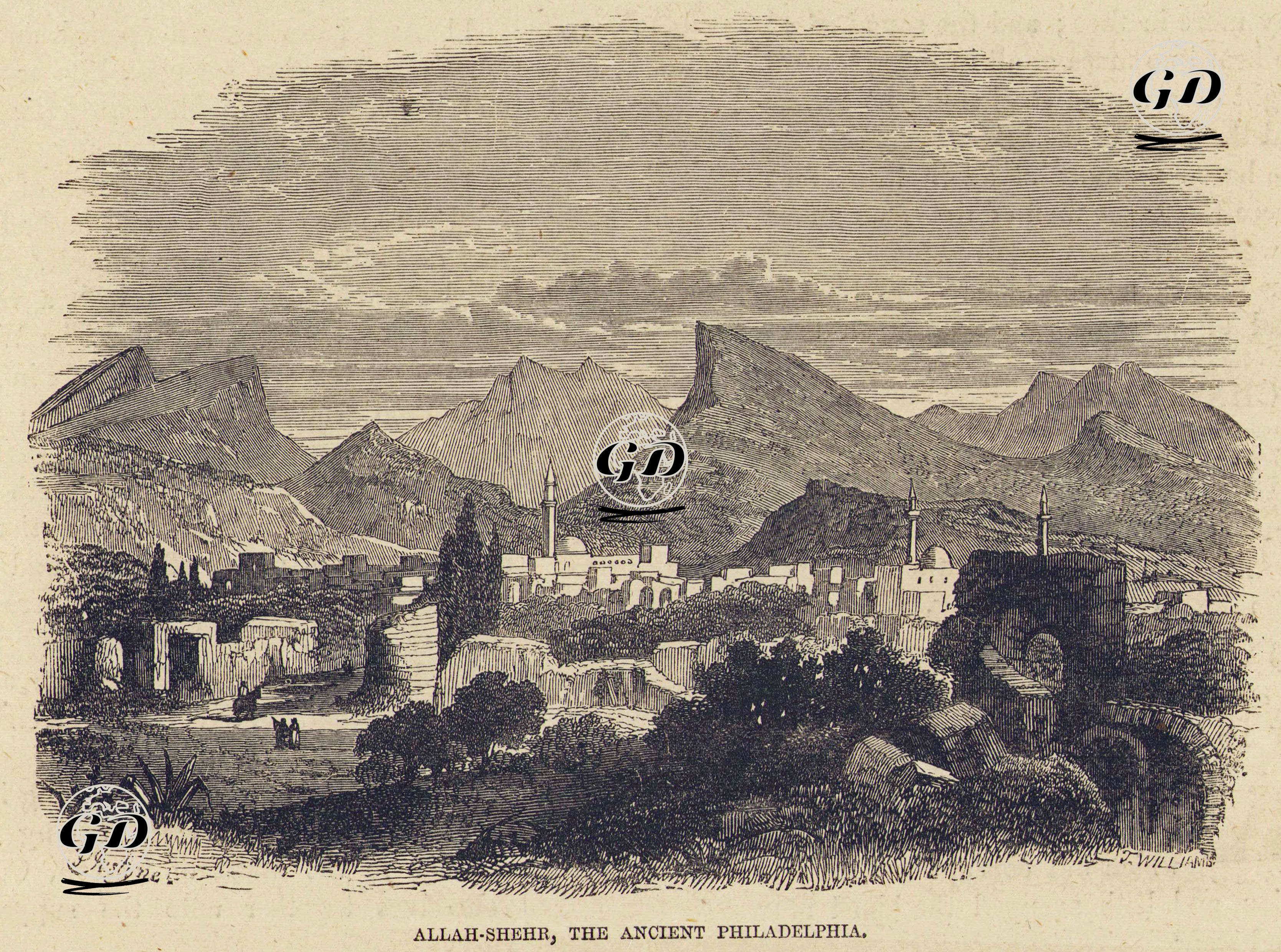 Allah Shehr, The Ancient Philadelphia  -  - 1840's-1860's
