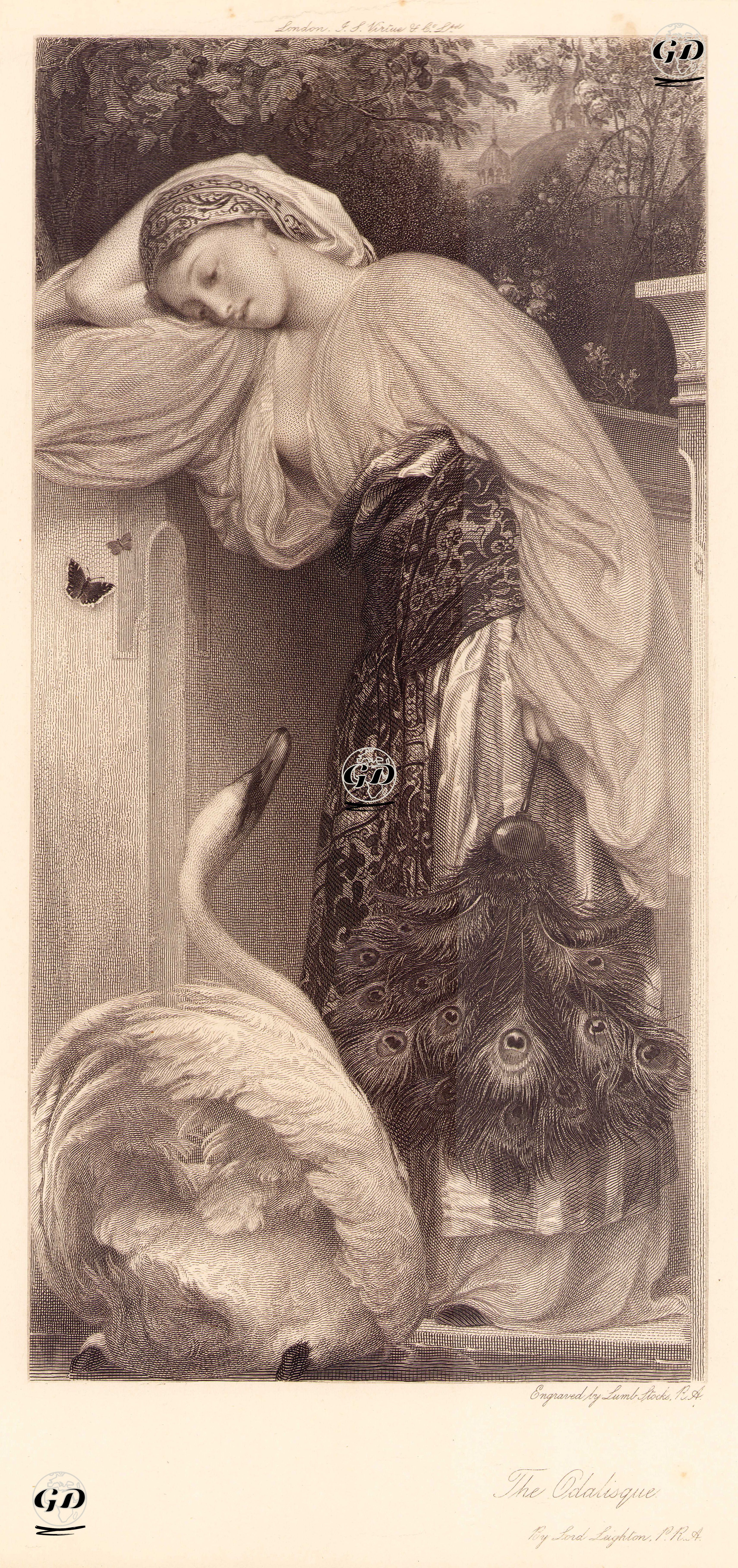Odalık (Cariye) - Frederic Leighton (1830-1896) - 1870's-1880's