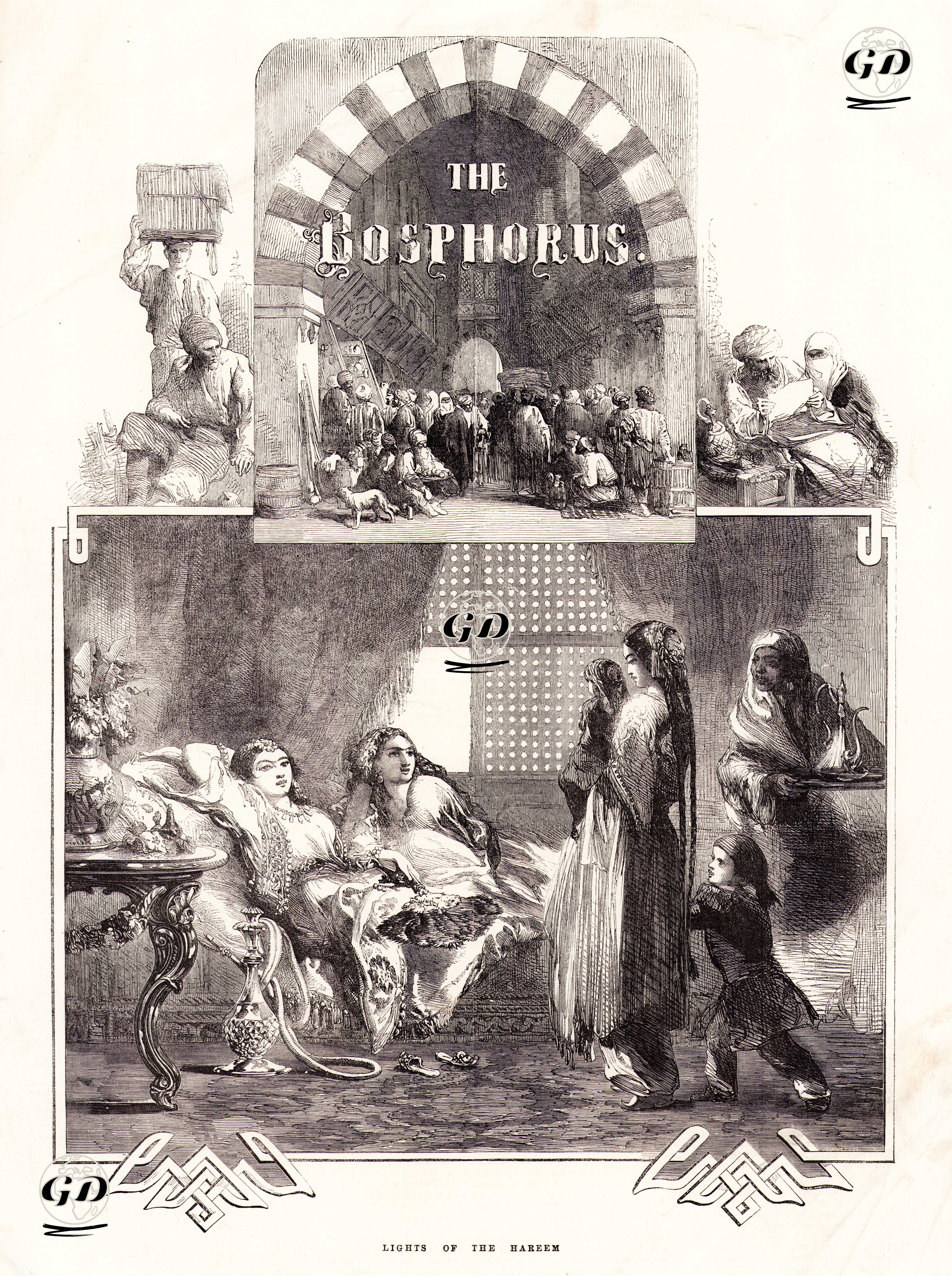 İstanbul'da Kapalı Çarşı Ve Harem -  - 1857