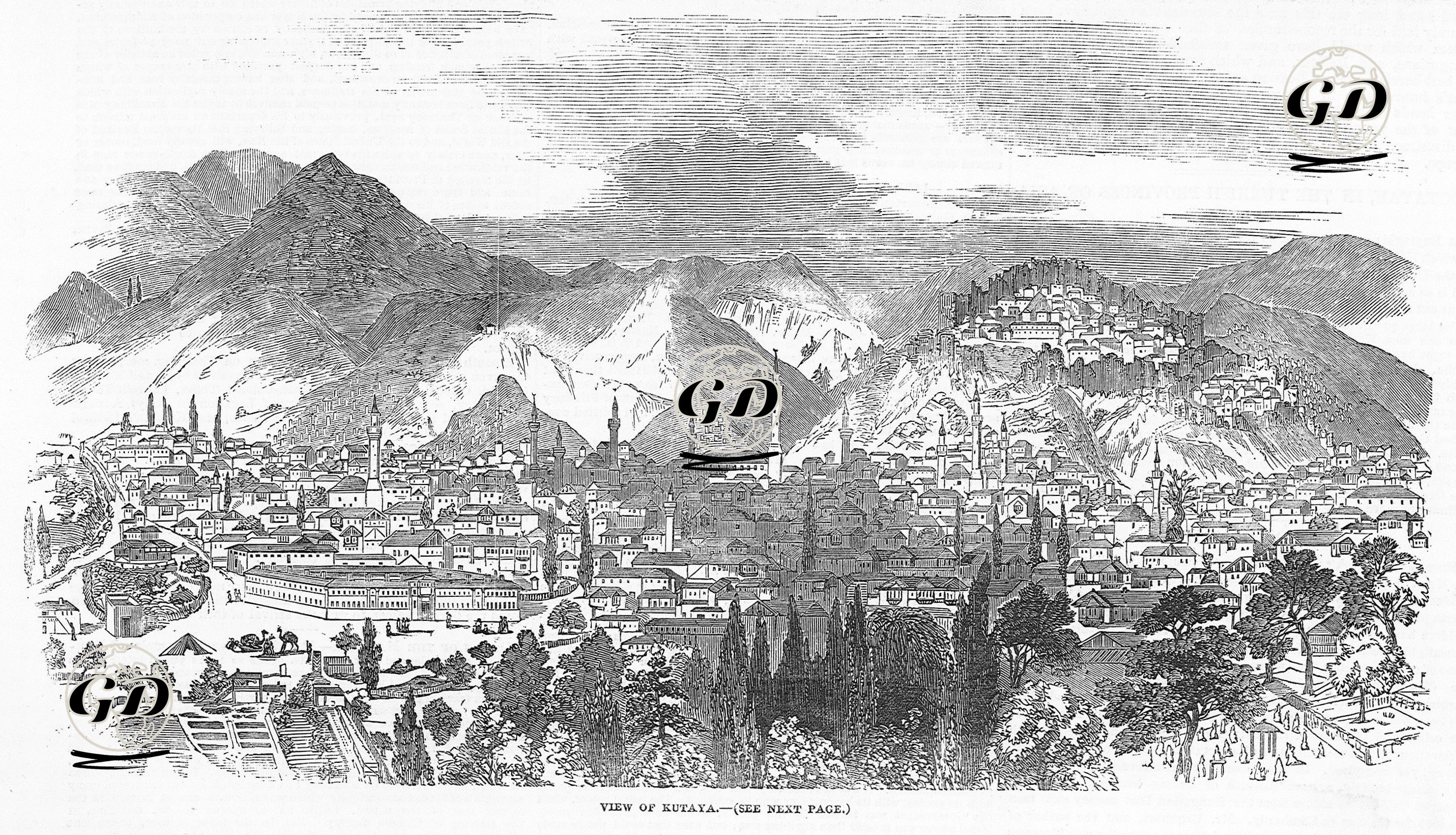 Kütahya Şehri -  - 1851