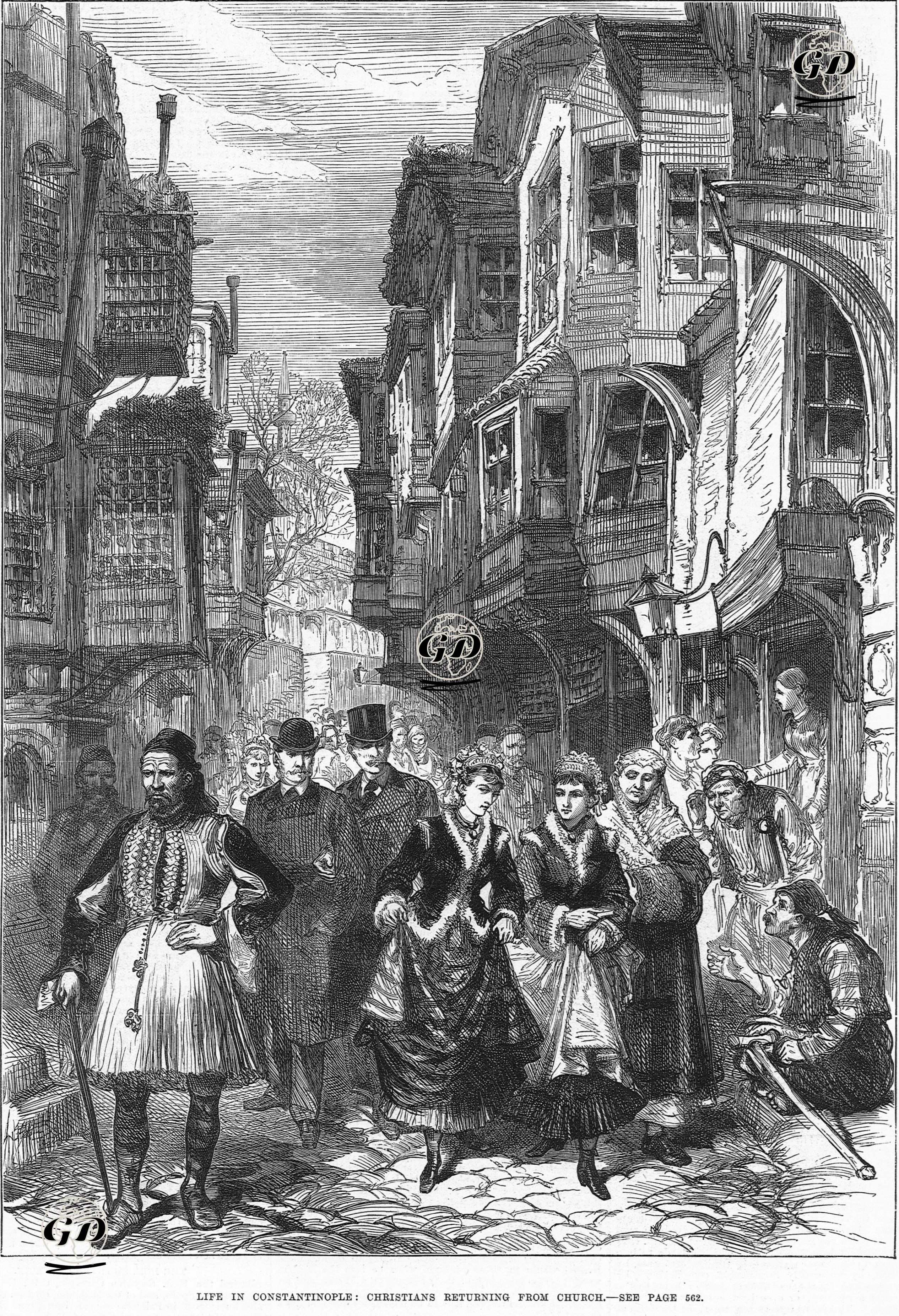 İstanbul'da Yaşam, Kilisiden Dönen Hristiyanlar -  - 1879
