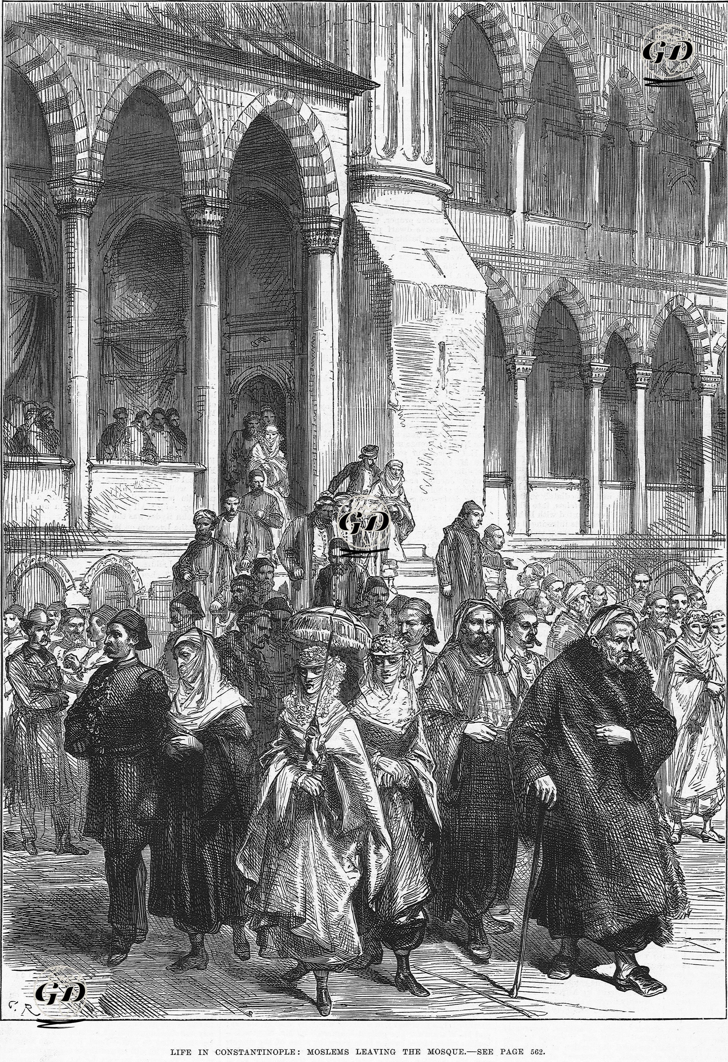 İstanbul'da Yaşam, Camiden Ayrılan Müslümanlar -  - 1879