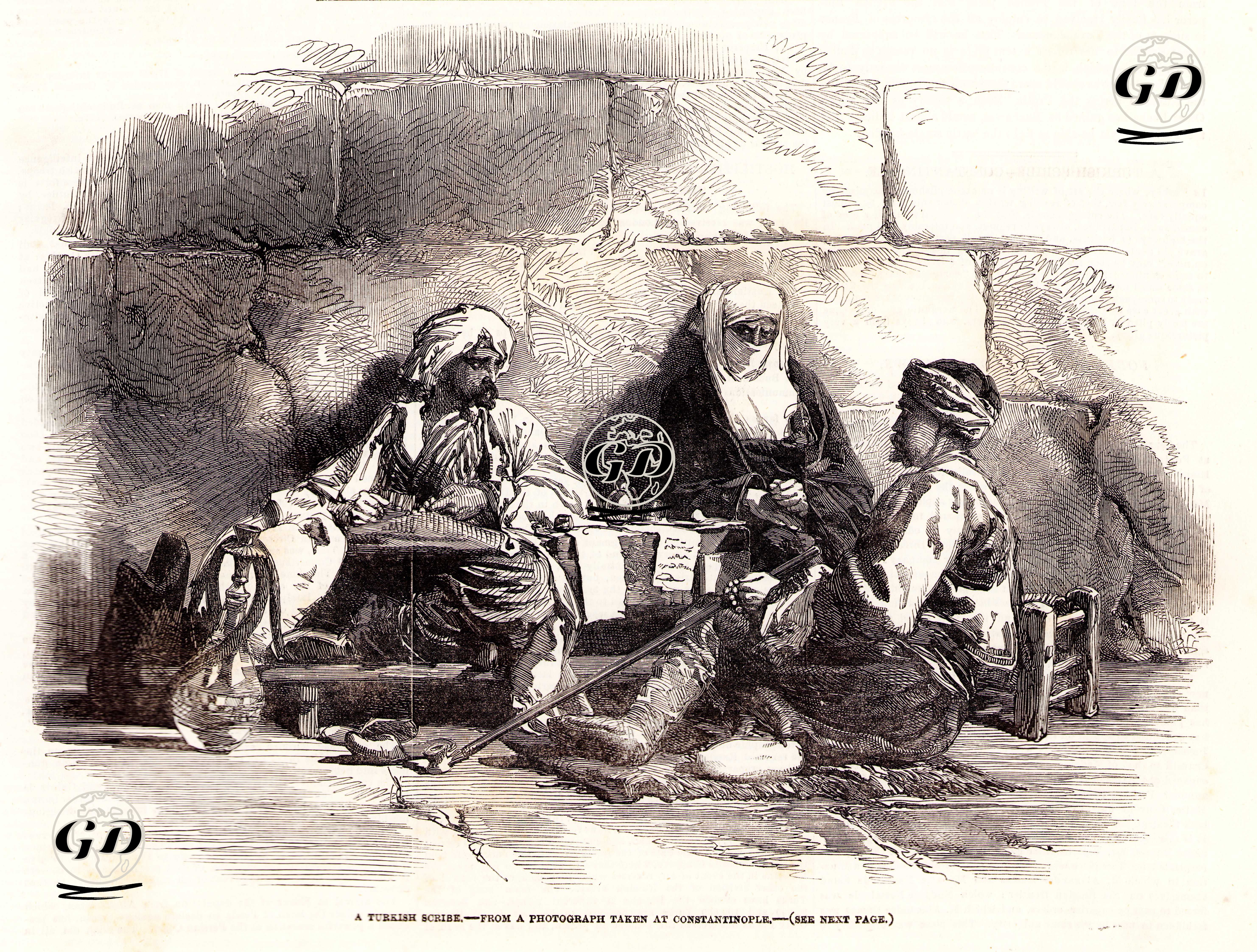 İstanbul'da Türk Arzuhalci (Yazıcı) -  - 1853