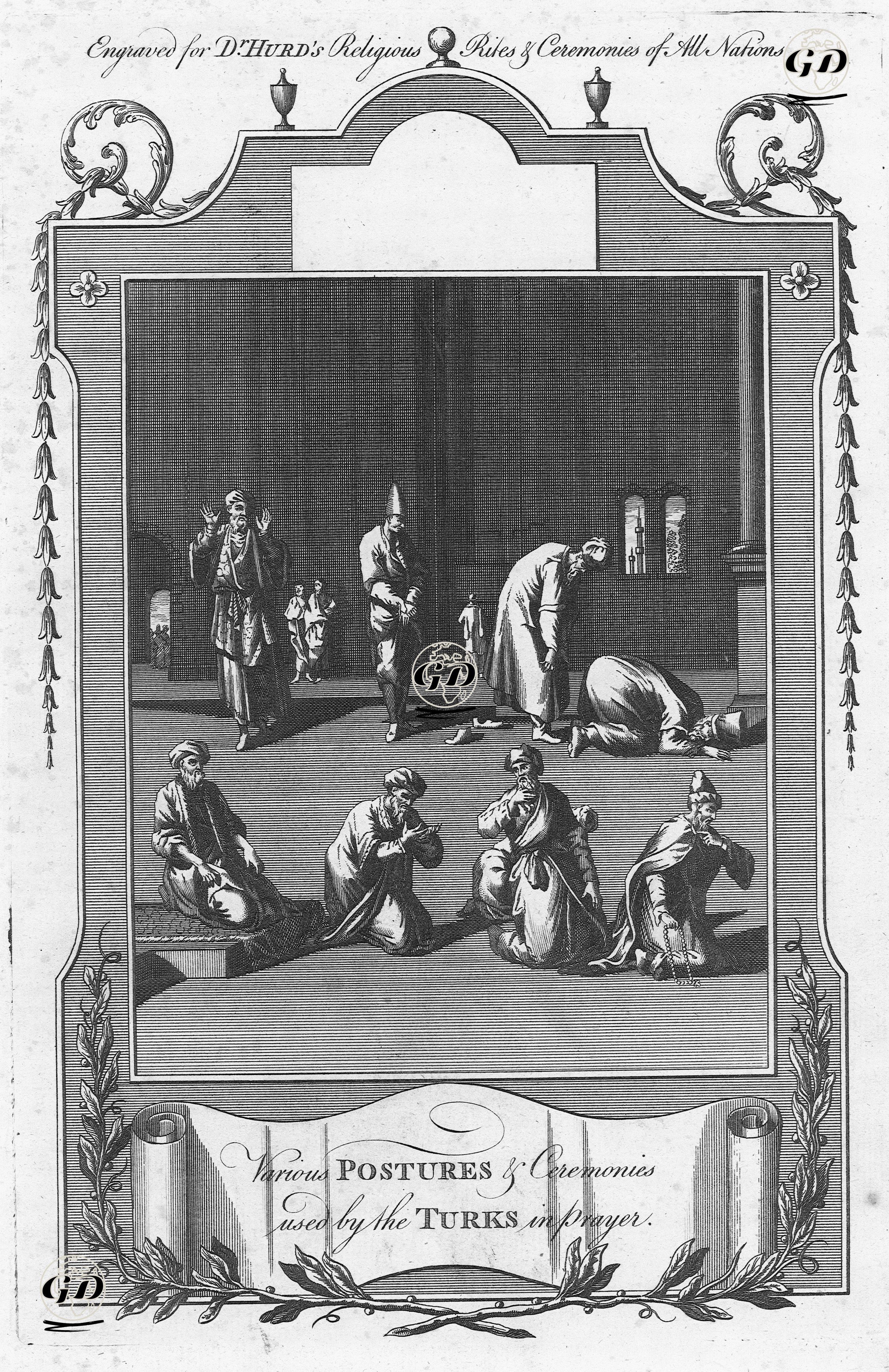 Türklerin Namazda Yaptıkları Hareketler - William Hurd - 1785