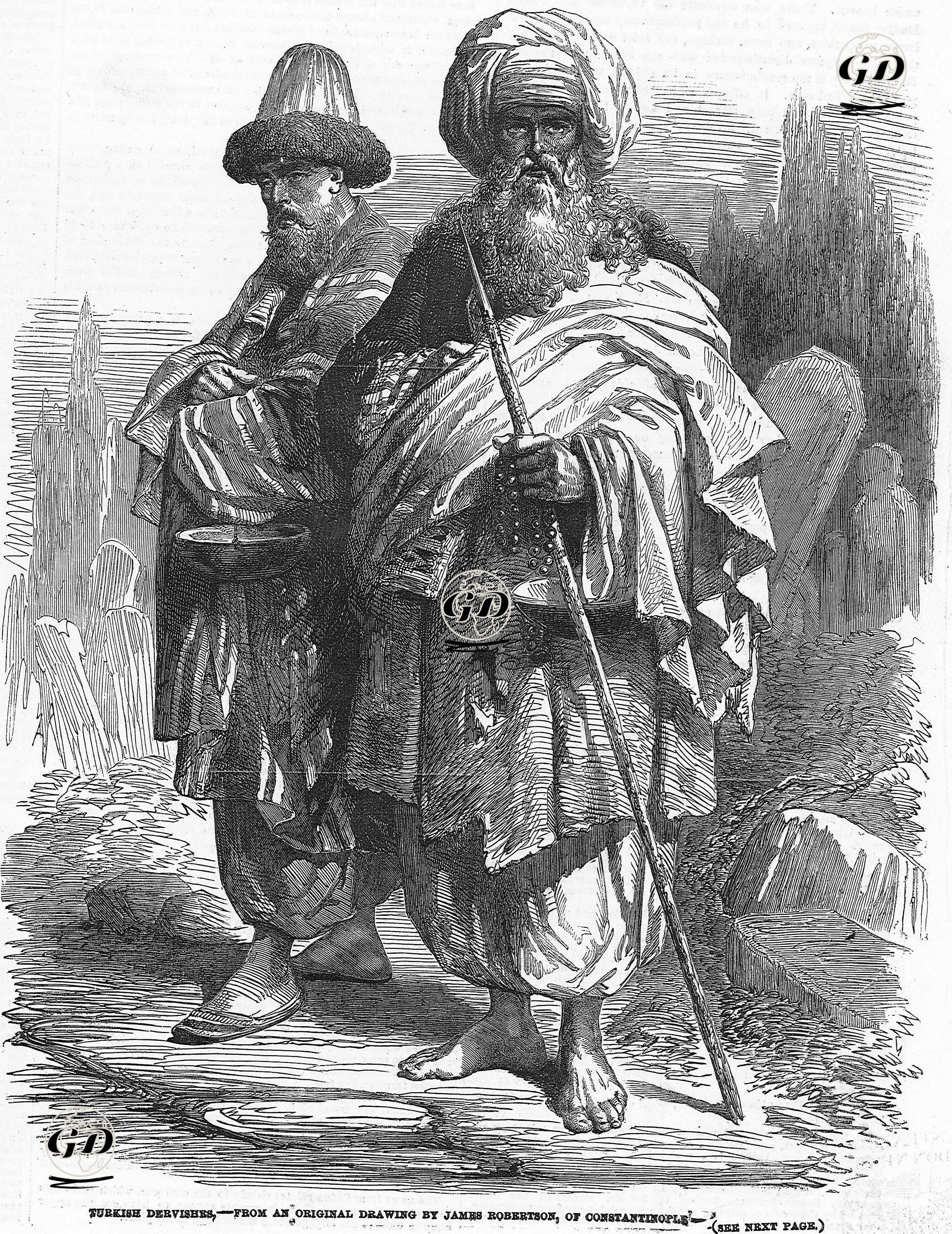 Türk Dervişleri -  - 1854