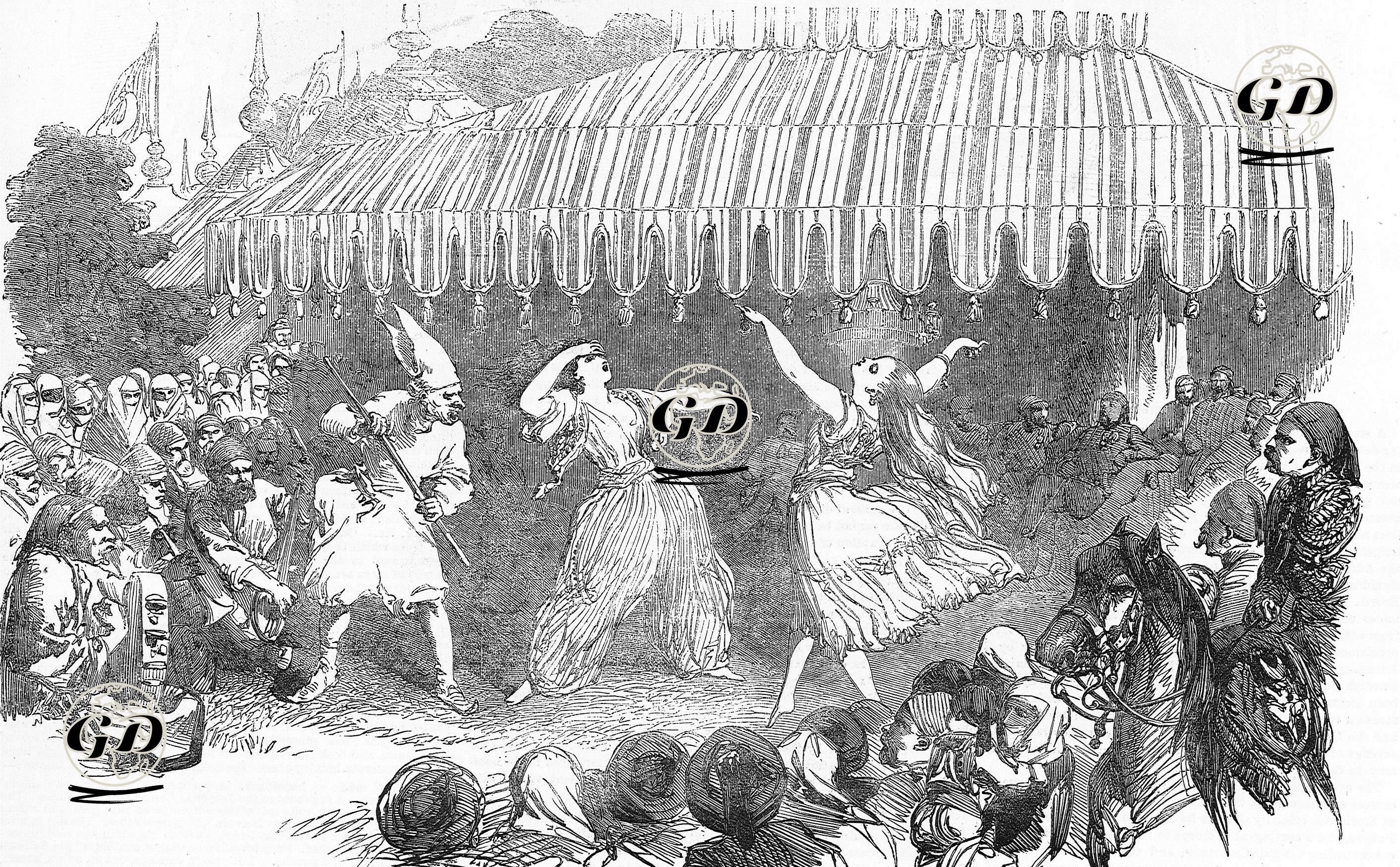 Baltalimanında Padişah Abdülmecid'in Kızının Düğünü -  - 1854